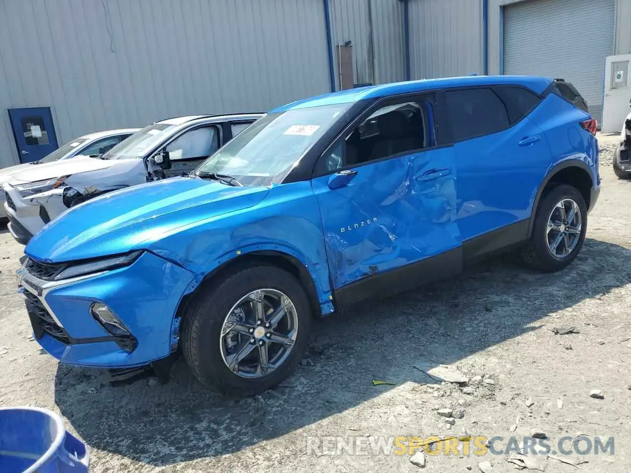 1 fotografías del automóvil dañado 3GNKBHR49SS183795 CHEVROLET BLAZER 2025
