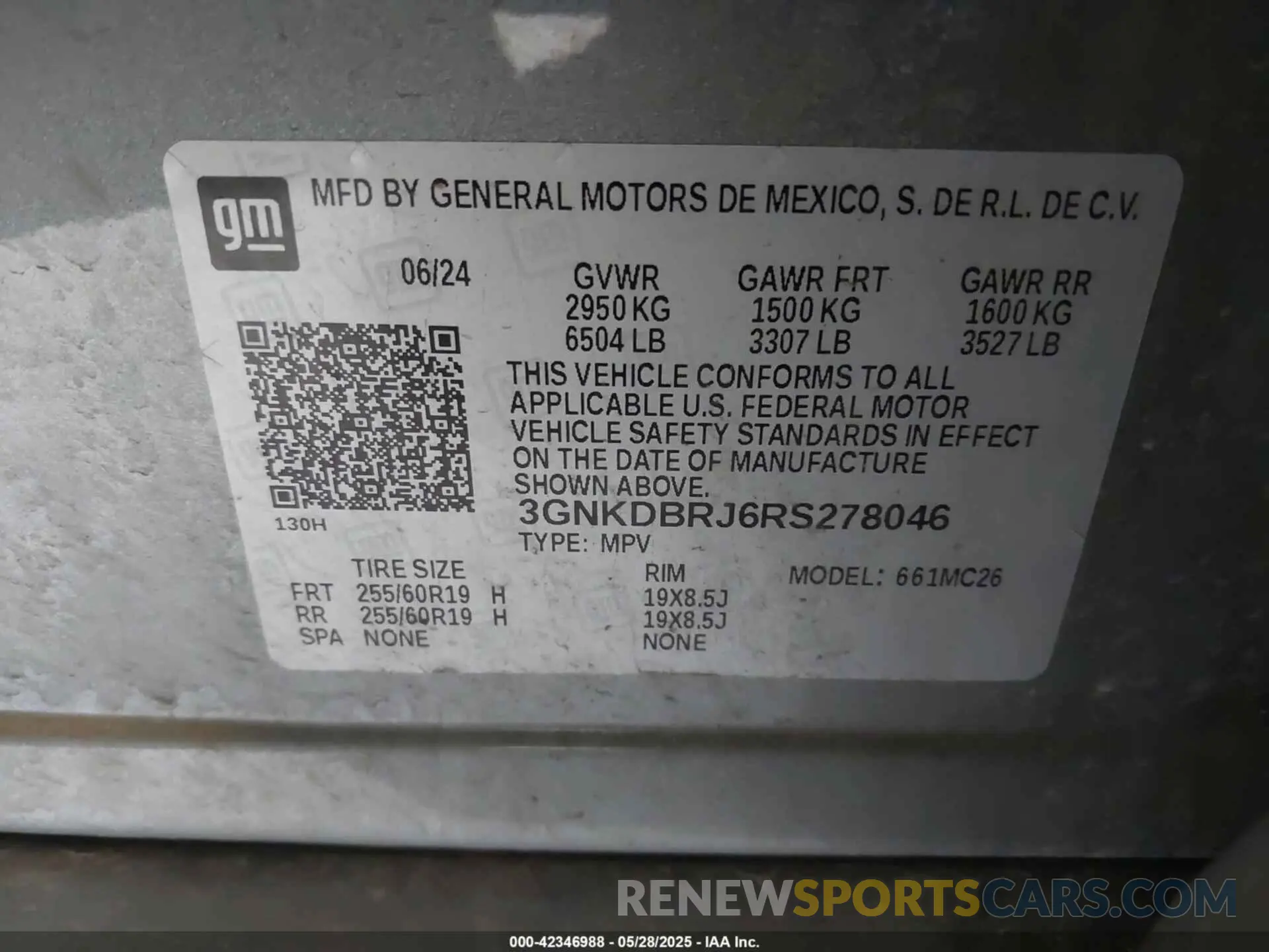 9 fotografías del automóvil dañado 3GNKDBRJ6RS278046 CHEVROLET BLAZER EV 2024