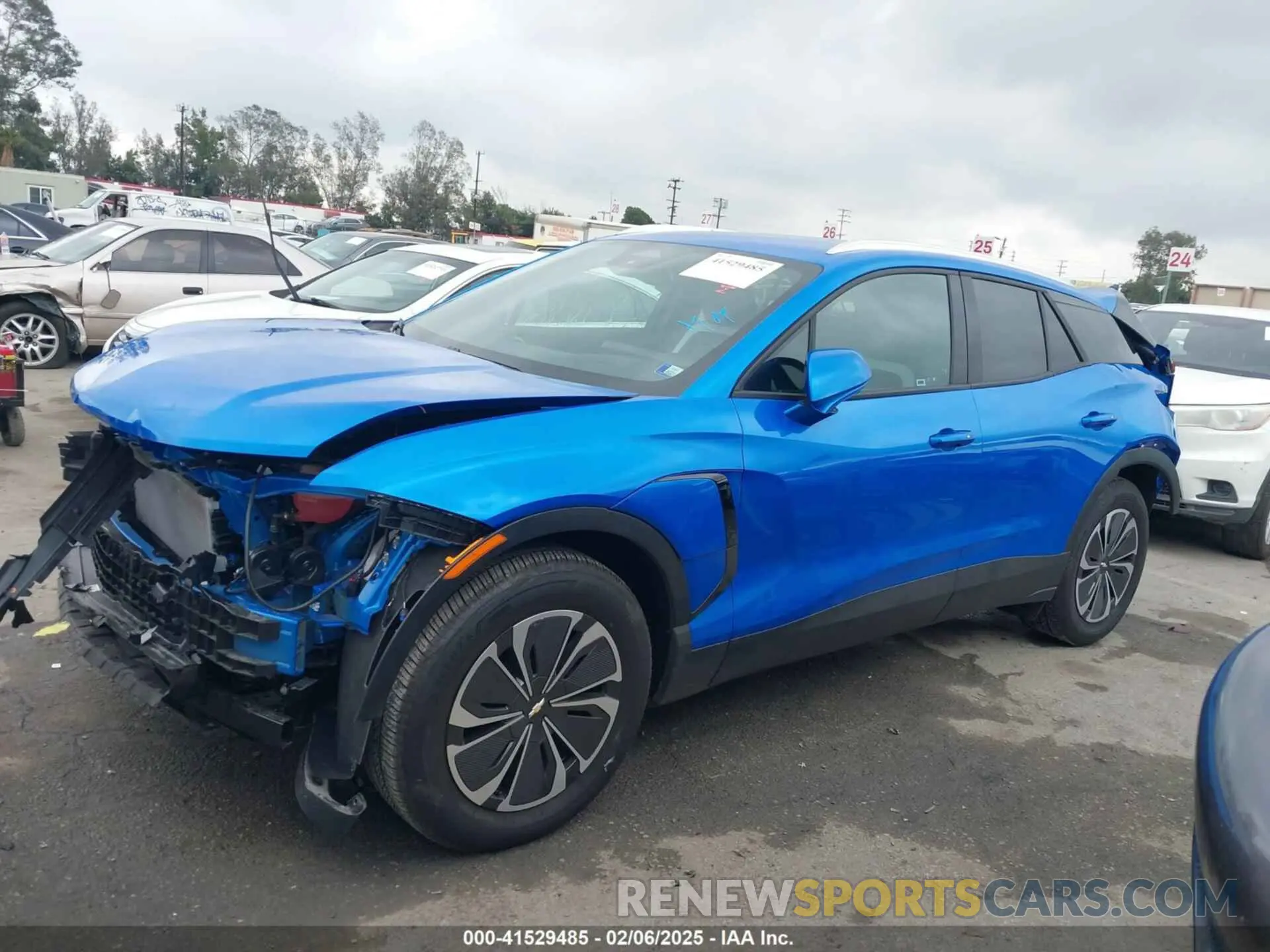 14 fotografías del automóvil dañado 3GNKDBRJ8RS263354 CHEVROLET BLAZER EV 2024