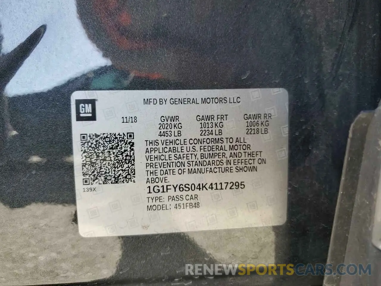 13 fotografías del automóvil dañado 1G1FY6S04K4117295 CHEVROLET BOLT 2019