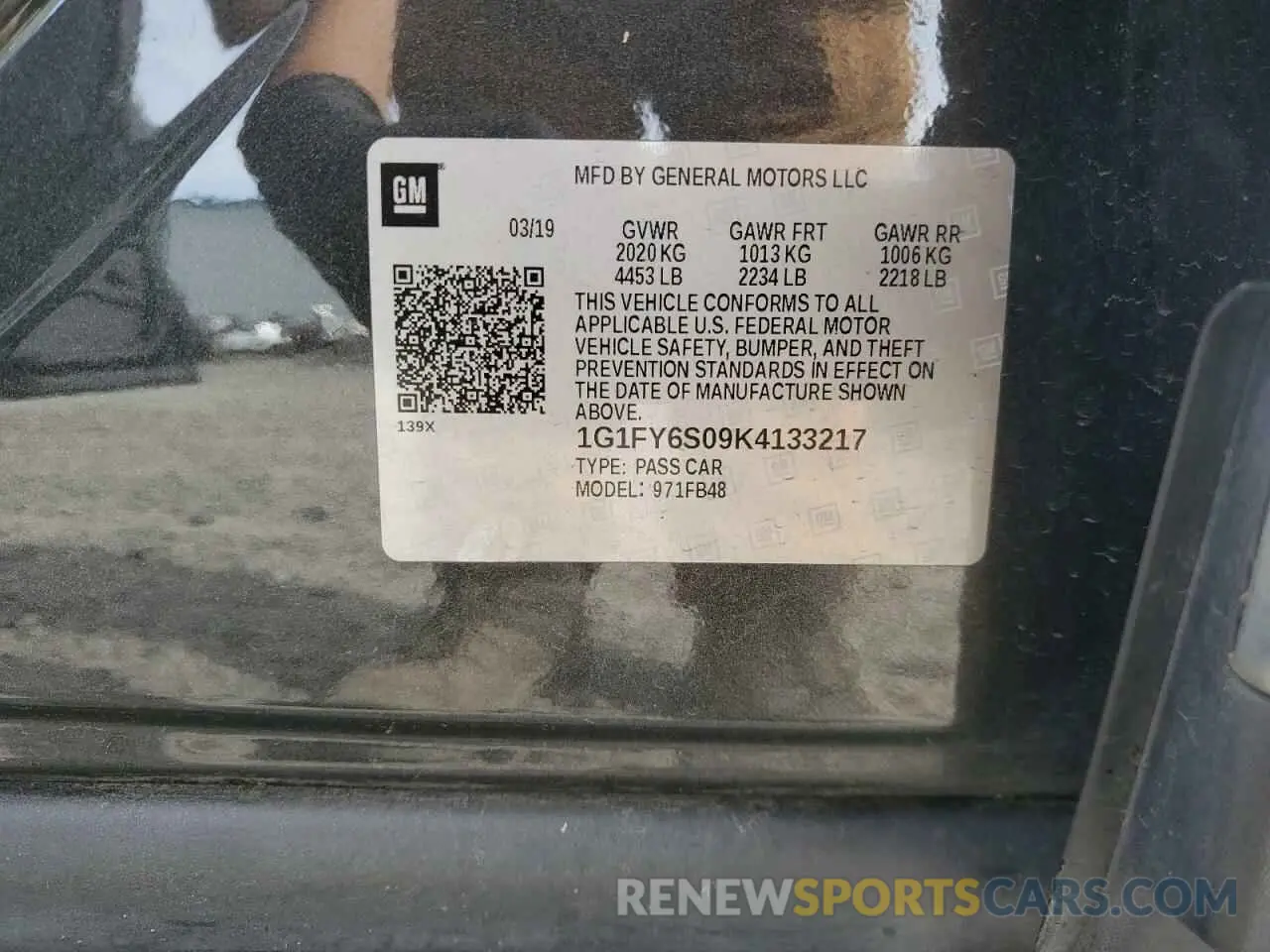 12 fotografías del automóvil dañado 1G1FY6S09K4133217 CHEVROLET BOLT 2019