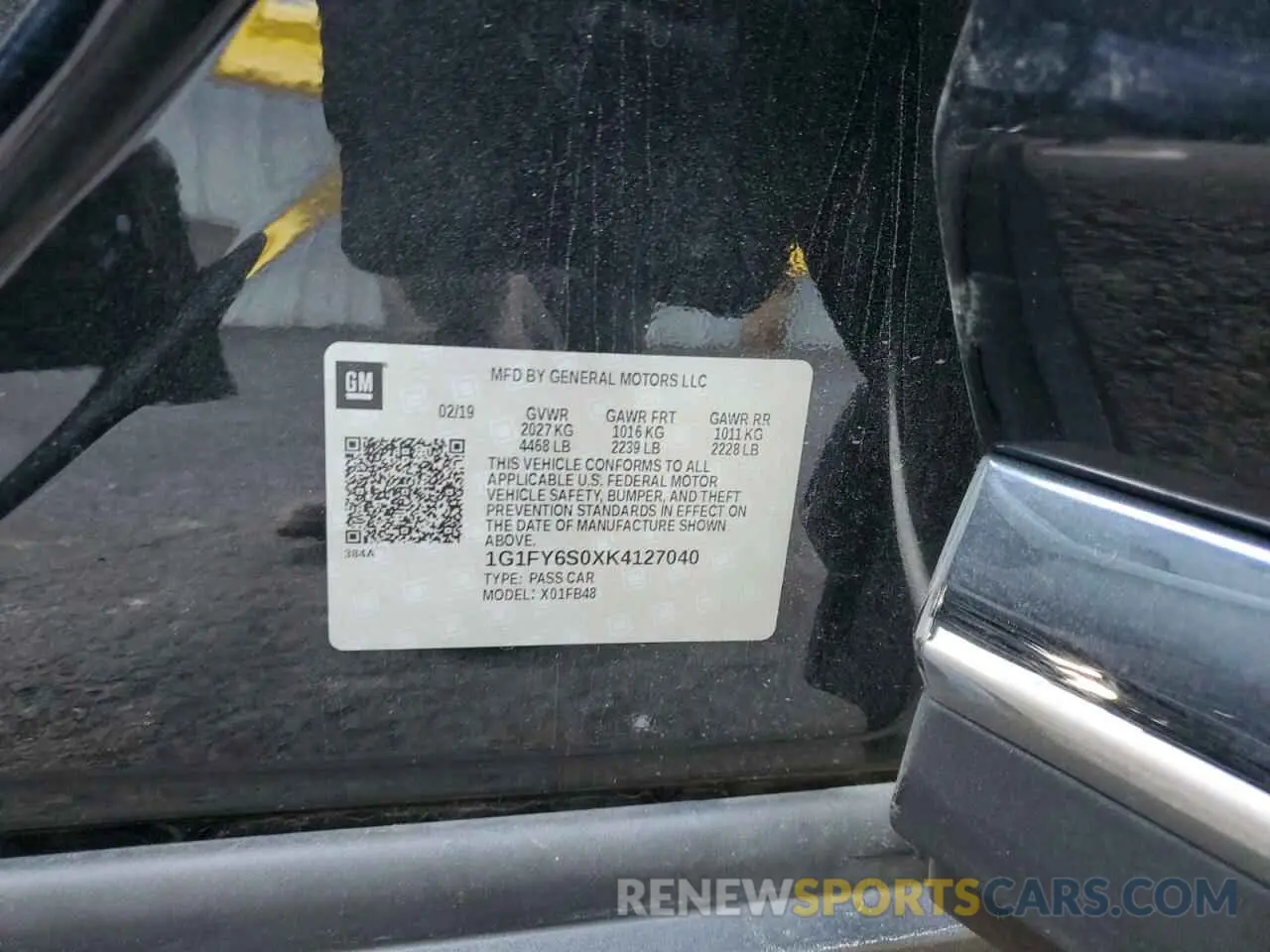 13 fotografías del automóvil dañado 1G1FY6S0XK4127040 CHEVROLET BOLT 2019