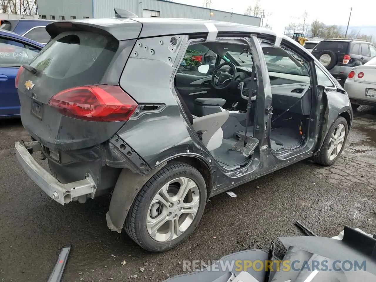 3 fotografías del automóvil dañado 1G1FW6S0XL4149224 CHEVROLET BOLT 2020