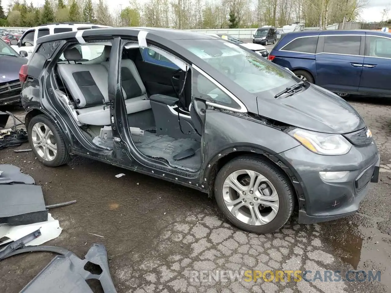 4 fotografías del automóvil dañado 1G1FW6S0XL4149224 CHEVROLET BOLT 2020