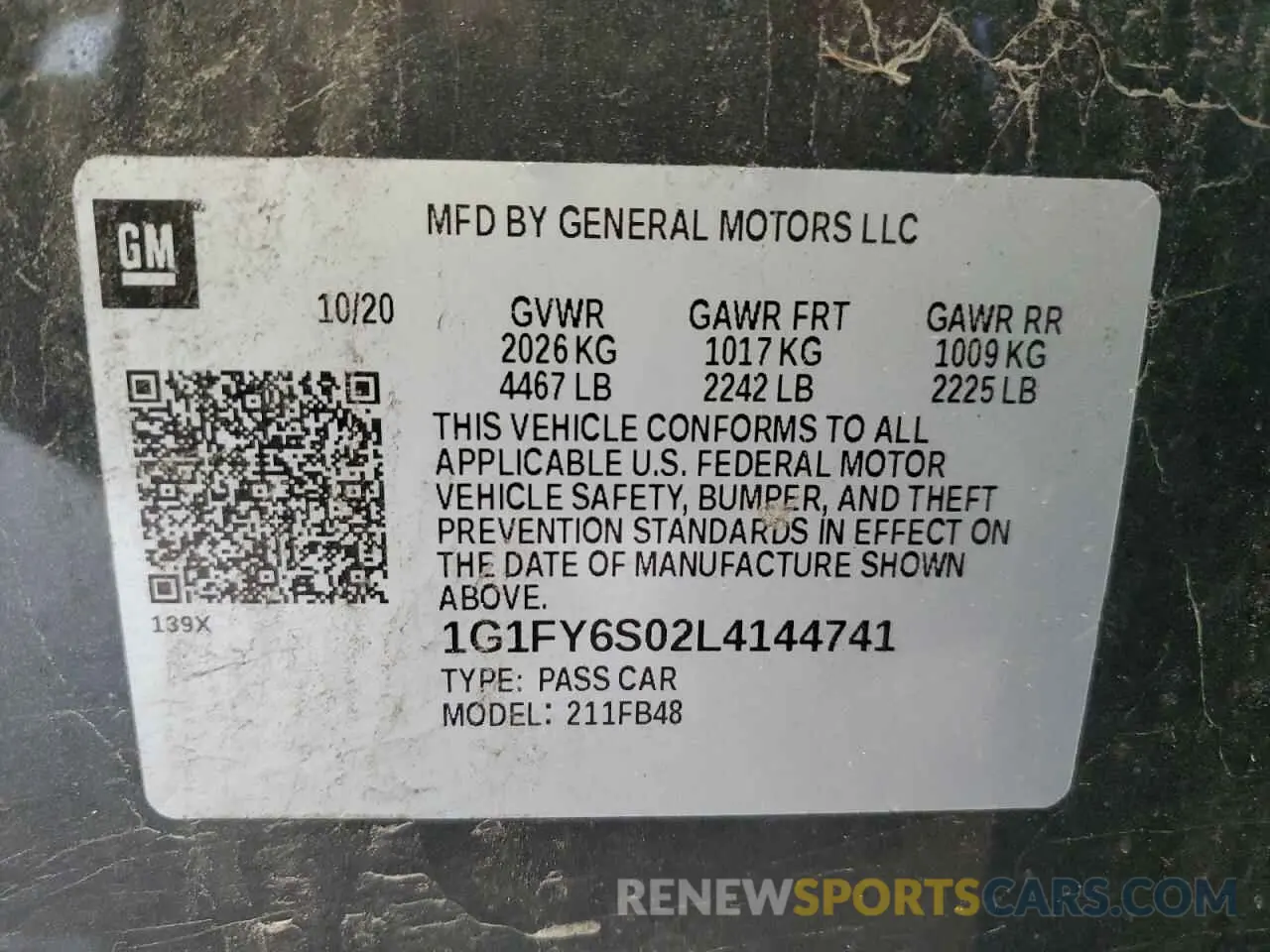 13 fotografías del automóvil dañado 1G1FY6S02L4144741 CHEVROLET BOLT 2020