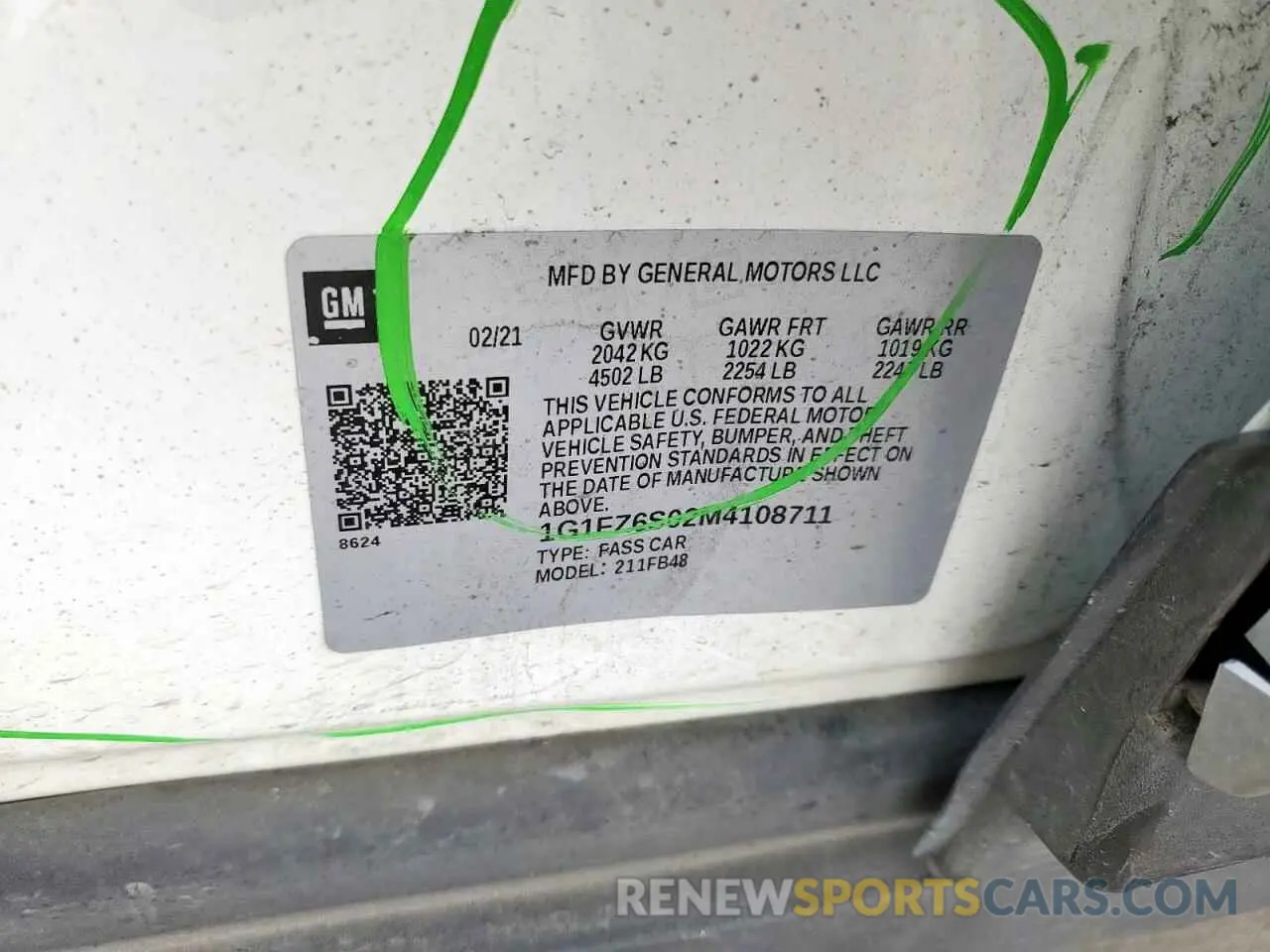 12 fotografías del automóvil dañado 1G1FZ6S02M4108711 CHEVROLET BOLT 2021