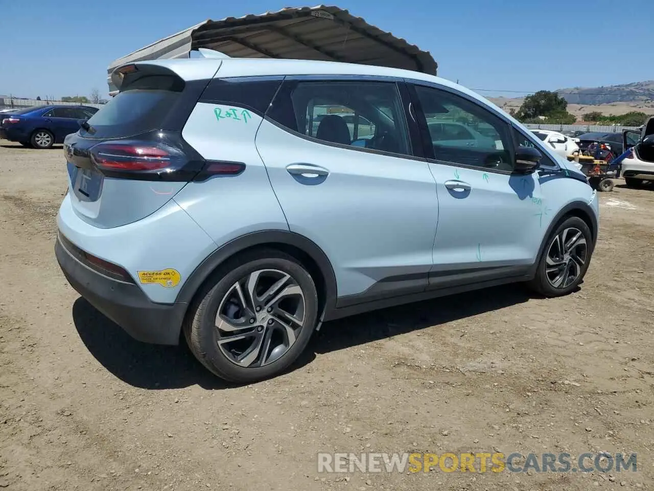3 fotografías del automóvil dañado 1G1FX6S05N4116616 CHEVROLET BOLT 2022