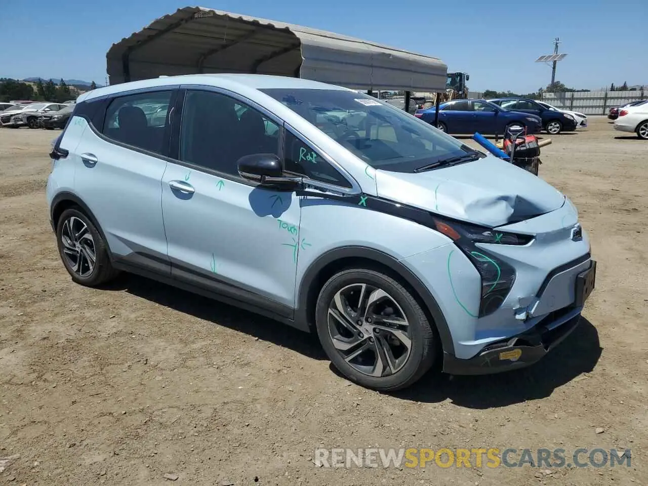 4 fotografías del automóvil dañado 1G1FX6S05N4116616 CHEVROLET BOLT 2022