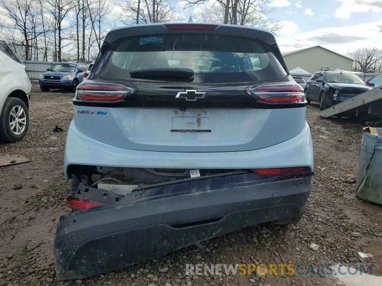 6 fotografías del automóvil dañado 1G1FW6S02P4170235 CHEVROLET BOLT 2023