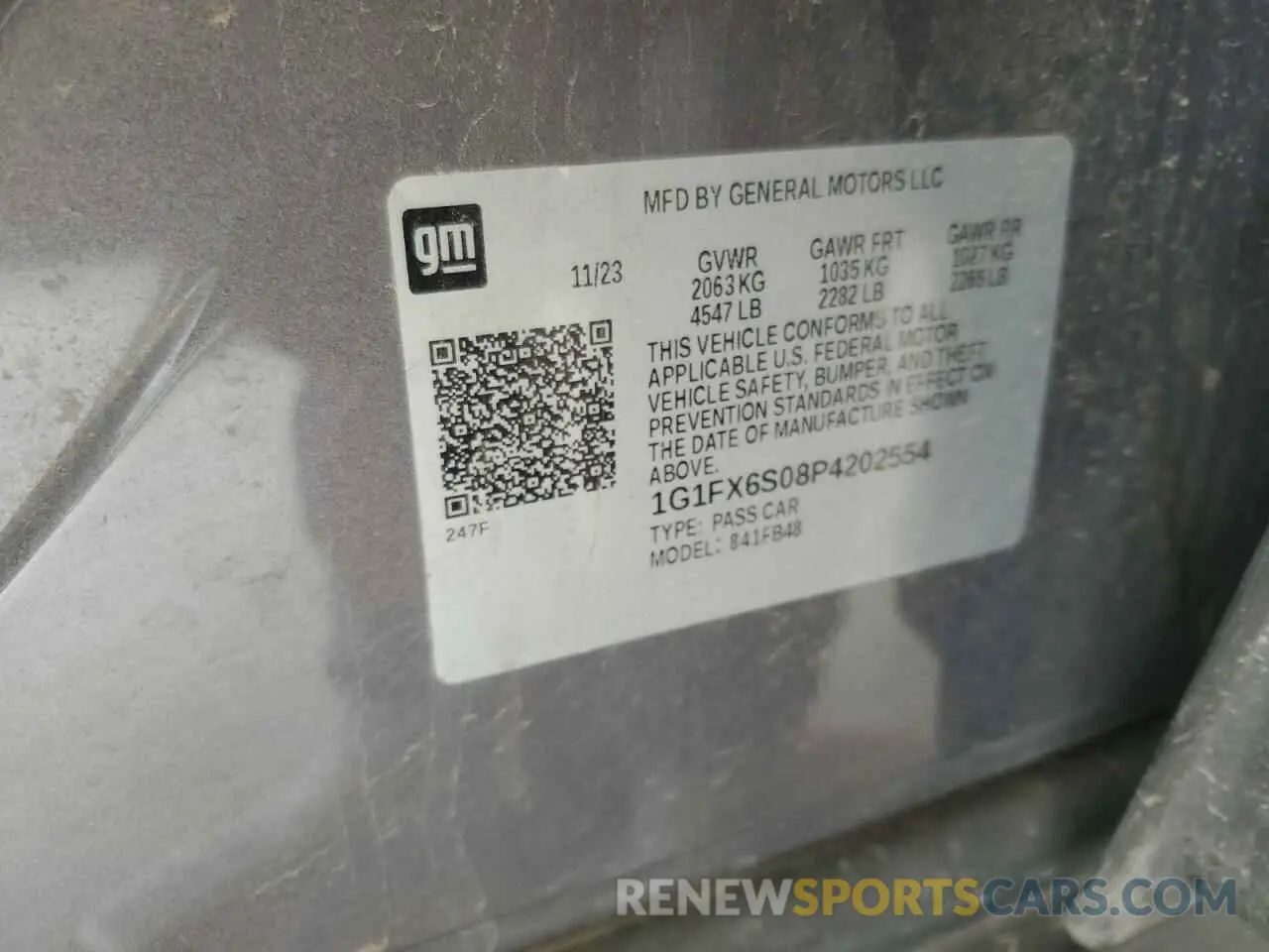 13 fotografías del automóvil dañado 1G1FX6S08P4202554 CHEVROLET BOLT 2023