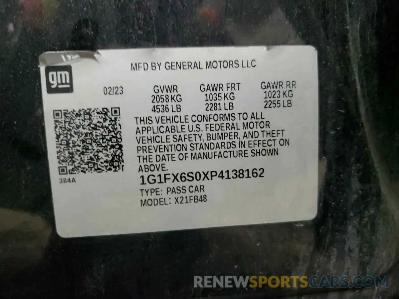 13 fotografías del automóvil dañado 1G1FX6S0XP4138162 CHEVROLET BOLT 2023