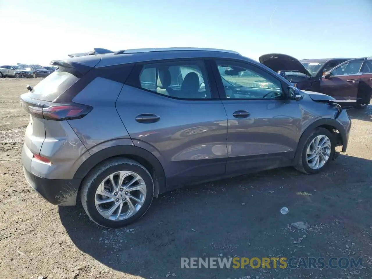 3 fotografías del automóvil dañado 1G1FY6S00P4144419 CHEVROLET BOLT 2023