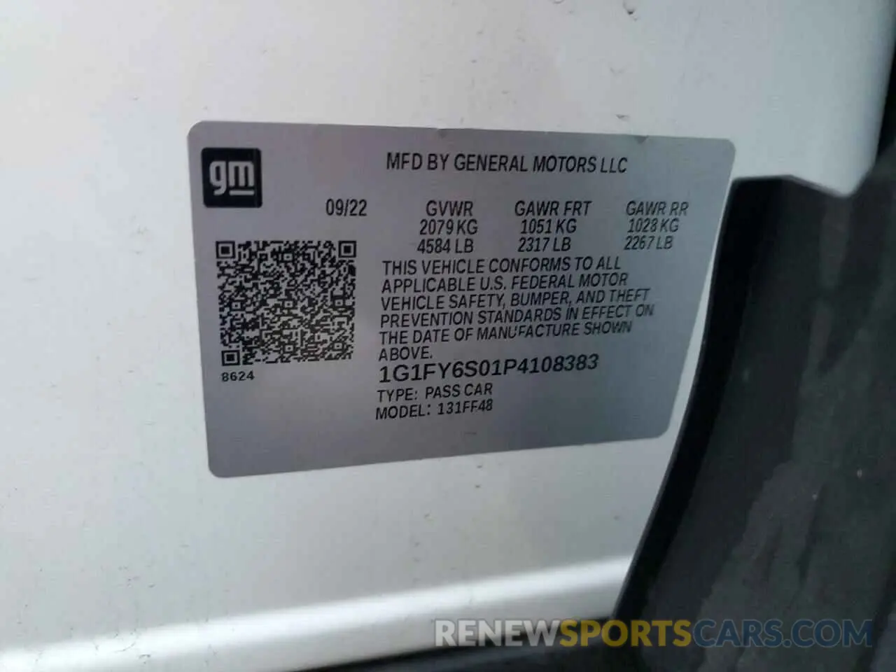 14 fotografías del automóvil dañado 1G1FY6S01P4108383 CHEVROLET BOLT 2023