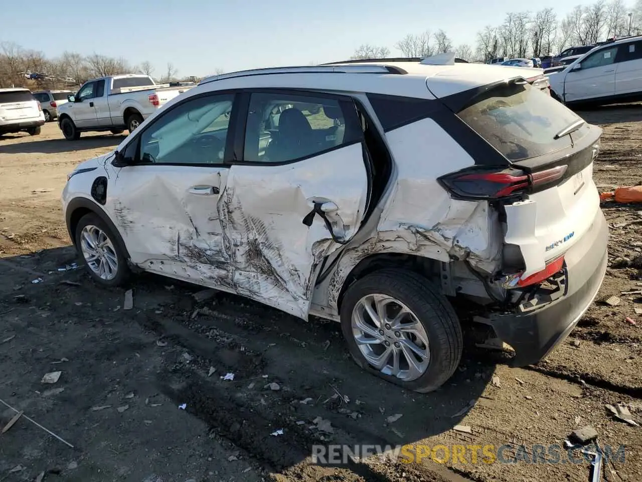 2 fotografías del automóvil dañado 1G1FY6S01P4140878 CHEVROLET BOLT 2023