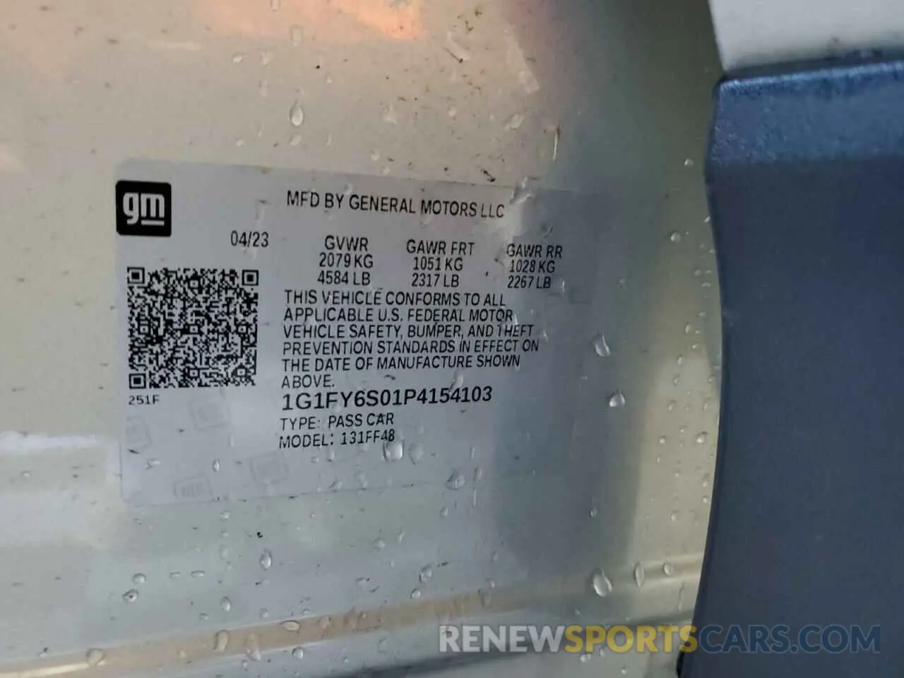 14 fotografías del automóvil dañado 1G1FY6S01P4154103 CHEVROLET BOLT 2023
