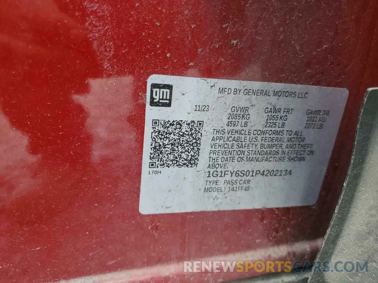 12 fotografías del automóvil dañado 1G1FY6S01P4202134 CHEVROLET BOLT 2023