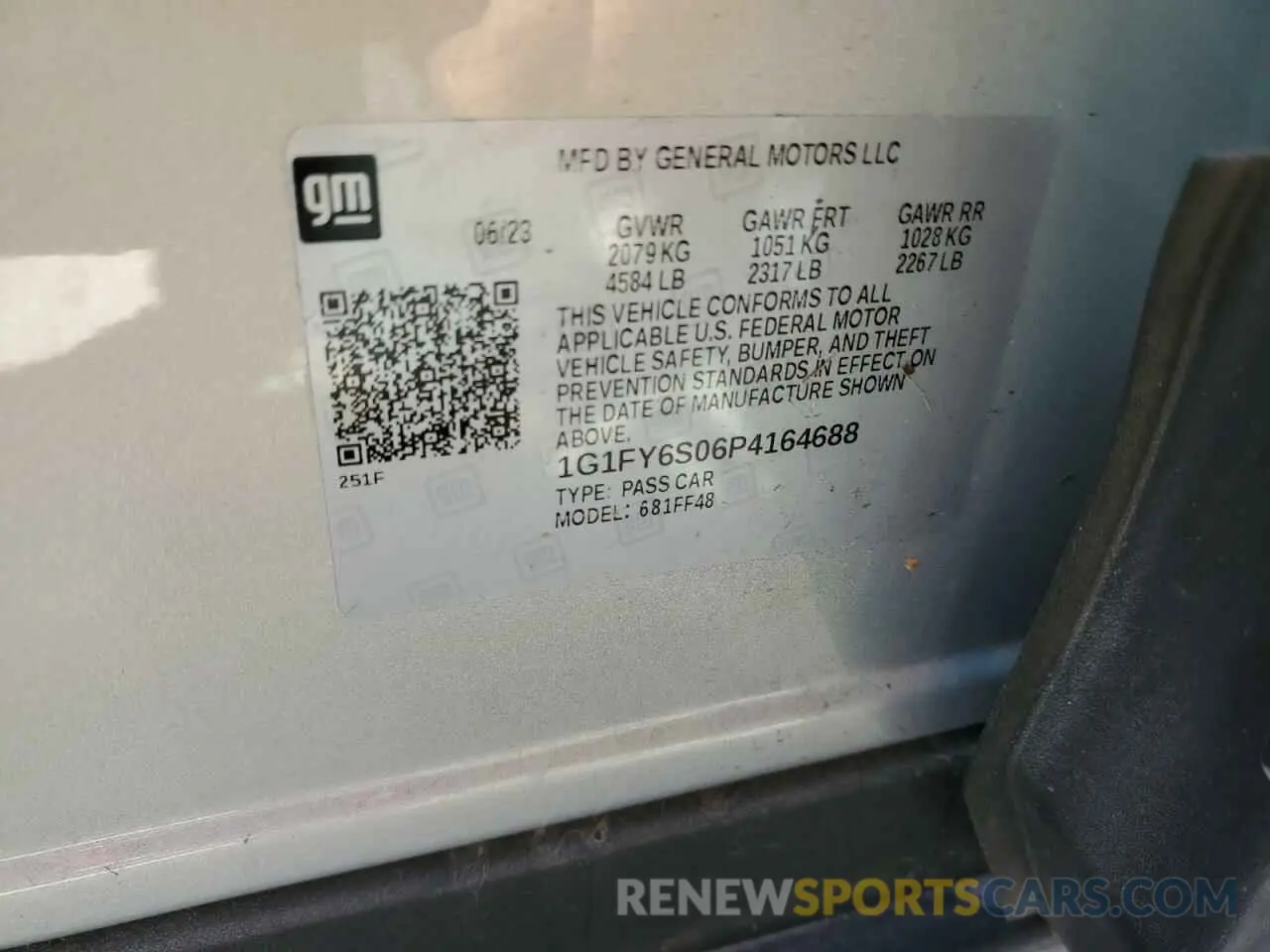 13 fotografías del automóvil dañado 1G1FY6S06P4164688 CHEVROLET BOLT 2023
