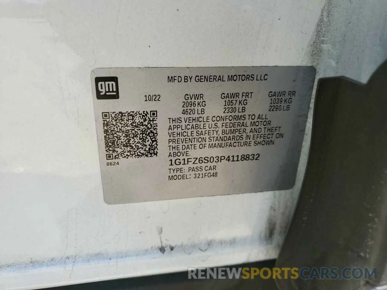 13 fotografías del automóvil dañado 1G1FZ6S03P4118832 CHEVROLET BOLT 2023