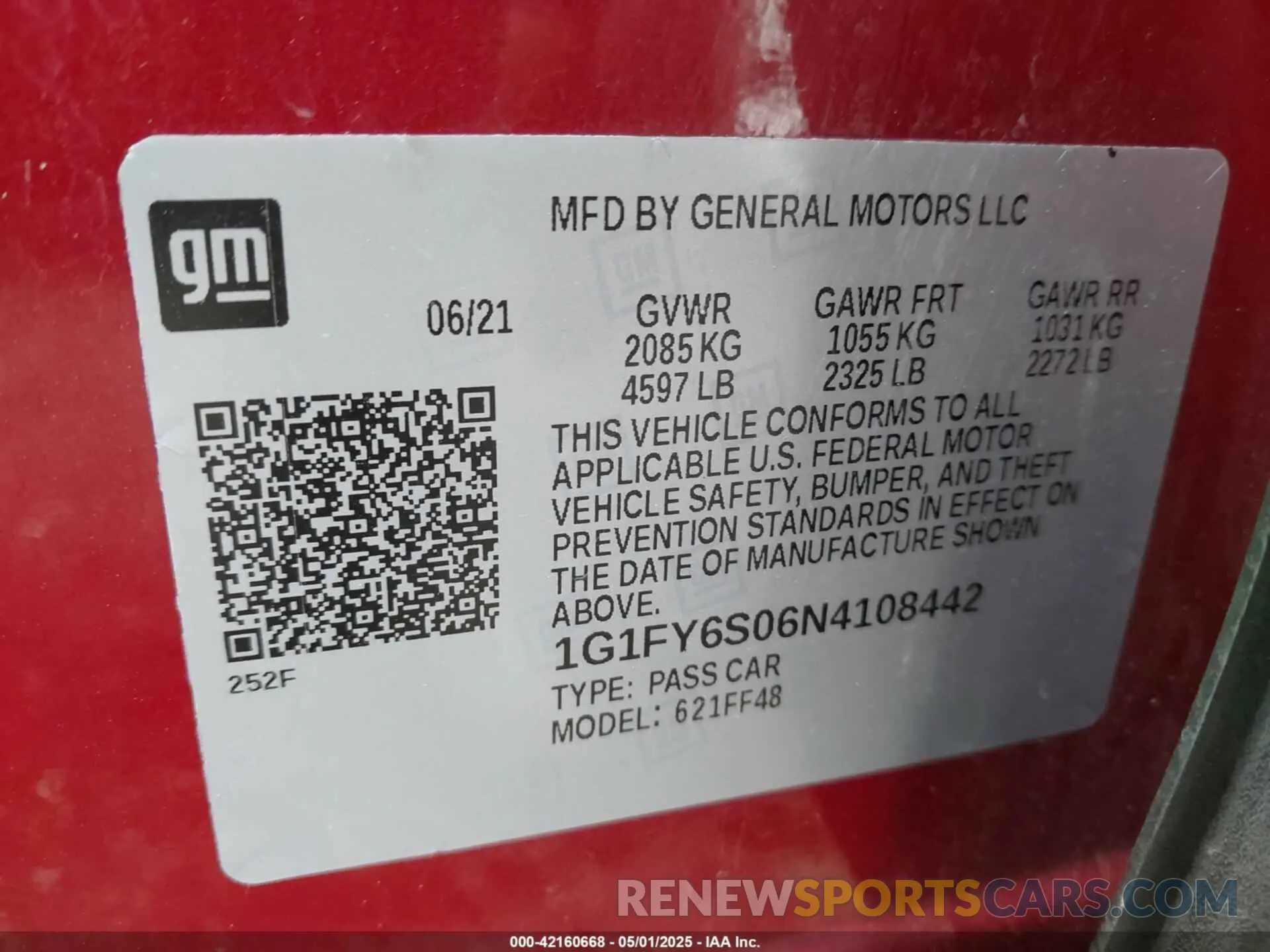9 fotografías del automóvil dañado 1G1FY6S06N4108442 CHEVROLET BOLT EUV 2022