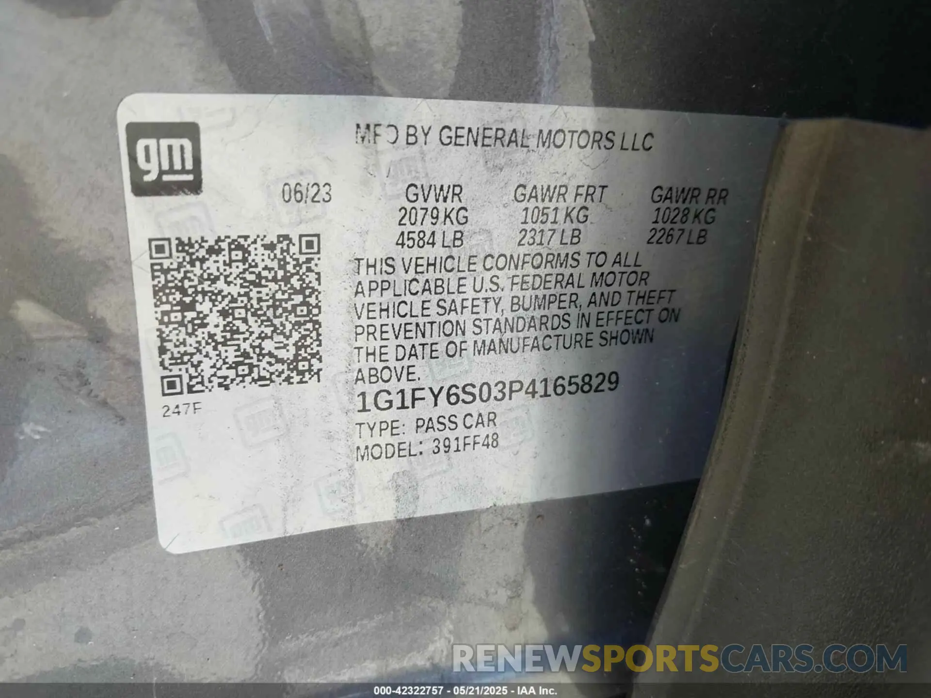 9 fotografías del automóvil dañado 1G1FY6S03P4165829 CHEVROLET BOLT EUV 2023