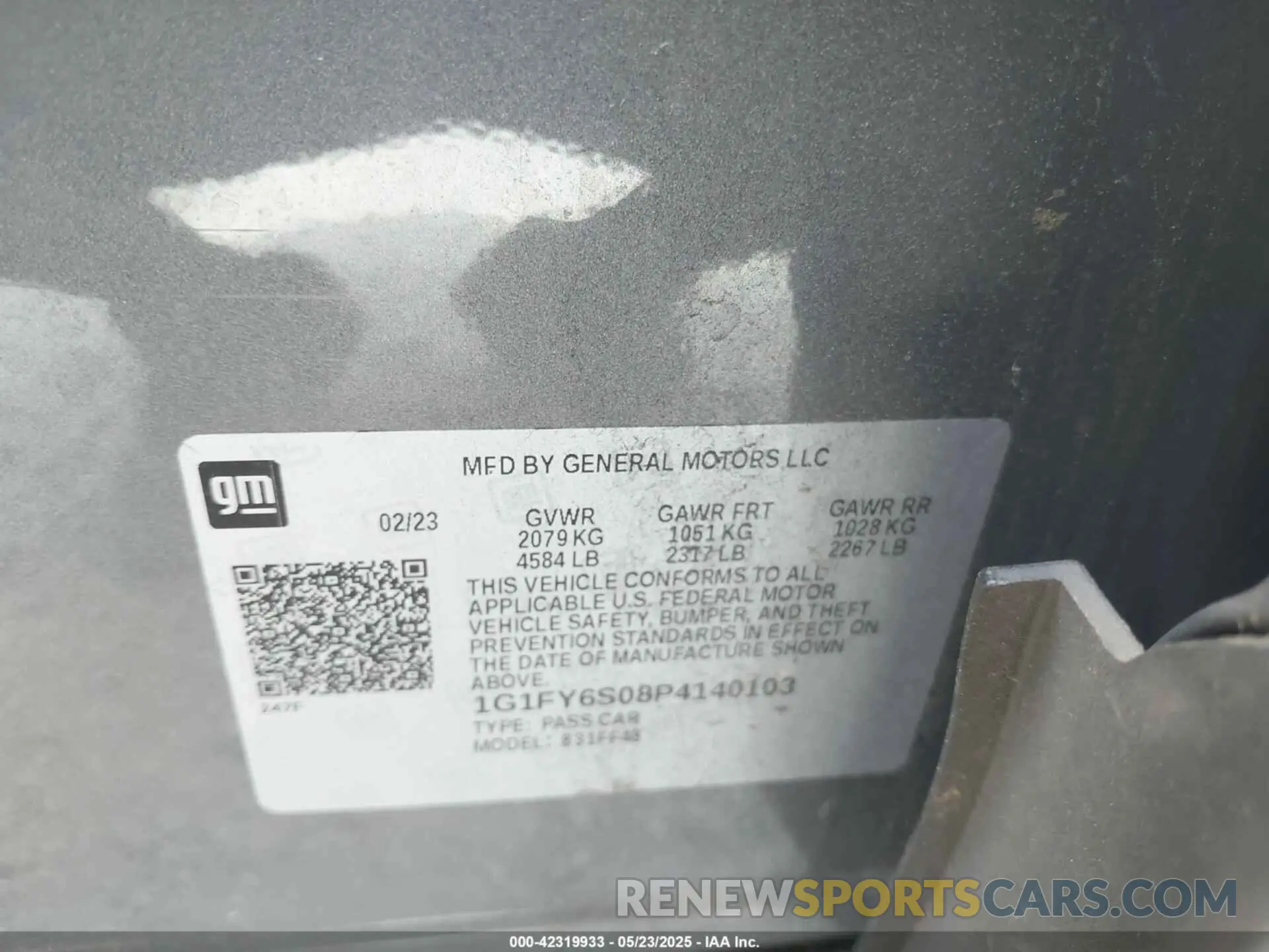 9 fotografías del automóvil dañado 1G1FY6S08P4140103 CHEVROLET BOLT EUV 2023