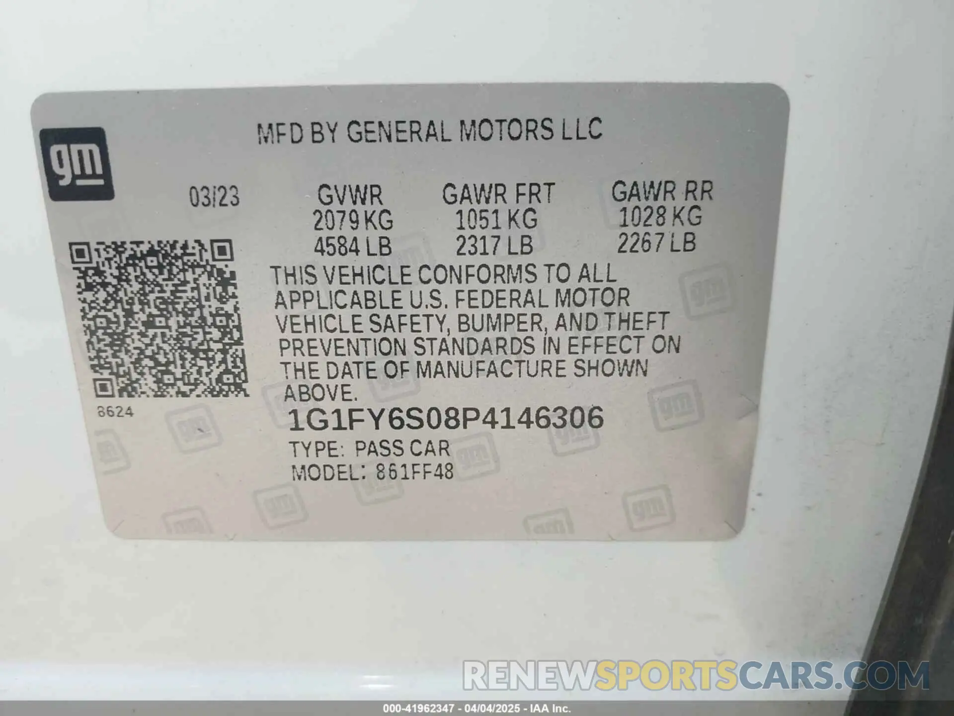9 fotografías del automóvil dañado 1G1FY6S08P4146306 CHEVROLET BOLT EUV 2023