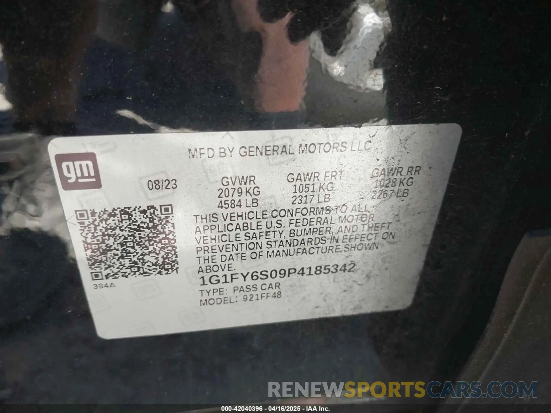 8 fotografías del automóvil dañado 1G1FY6S09P4185342 CHEVROLET BOLT EUV 2023