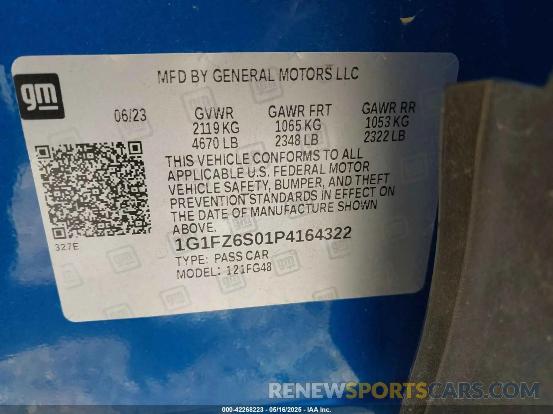 9 fotografías del automóvil dañado 1G1FZ6S01P4164322 CHEVROLET BOLT EUV 2023