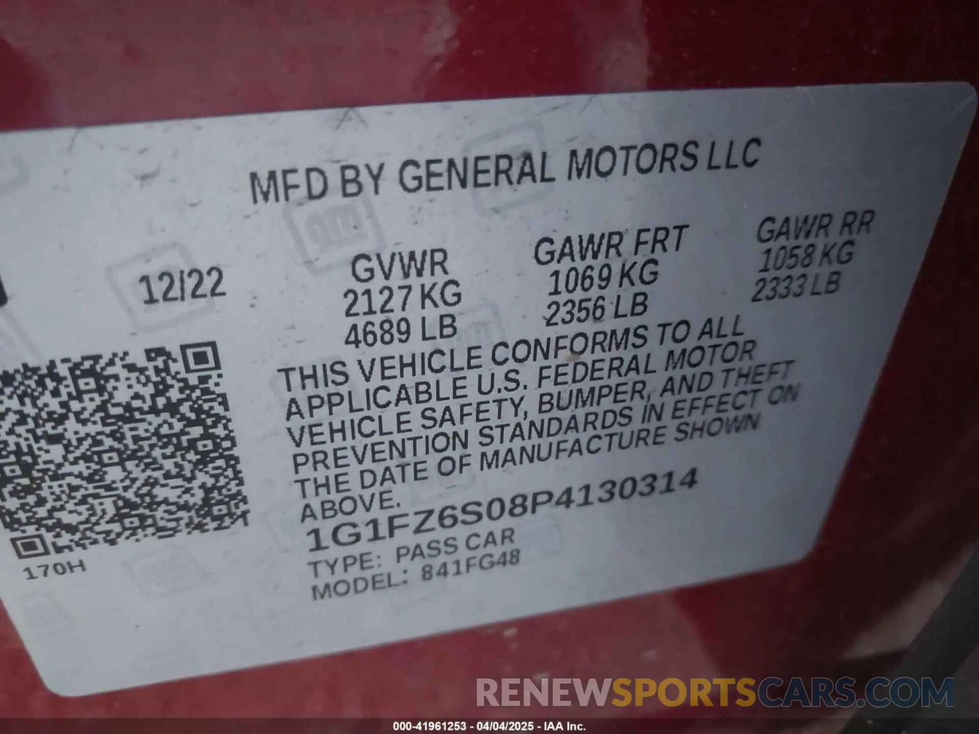 9 fotografías del automóvil dañado 1G1FZ6S08P4130314 CHEVROLET BOLT EUV 2023