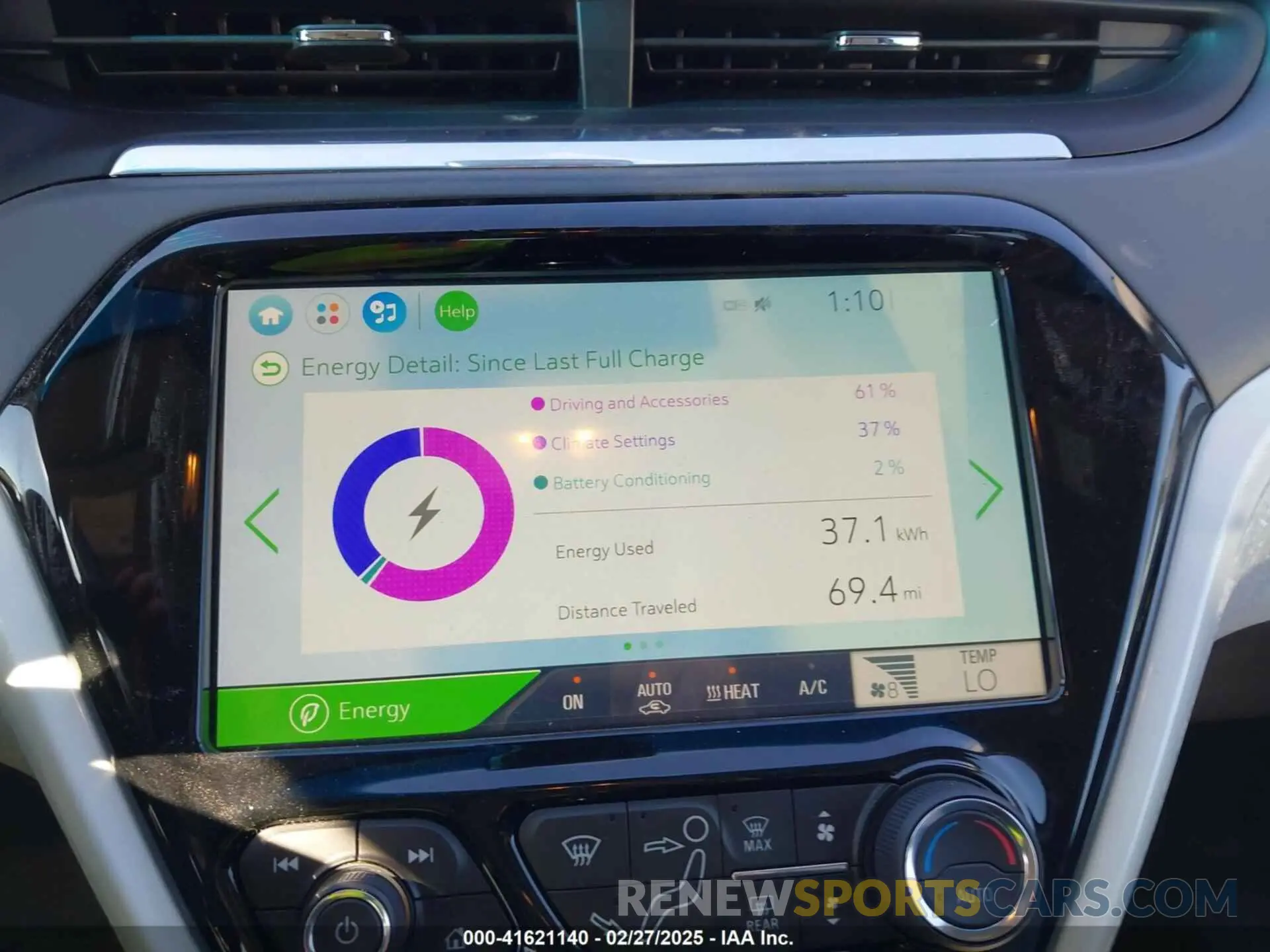19 fotografías del automóvil dañado 1G1FY6S03K4115862 CHEVROLET BOLT EV 2019