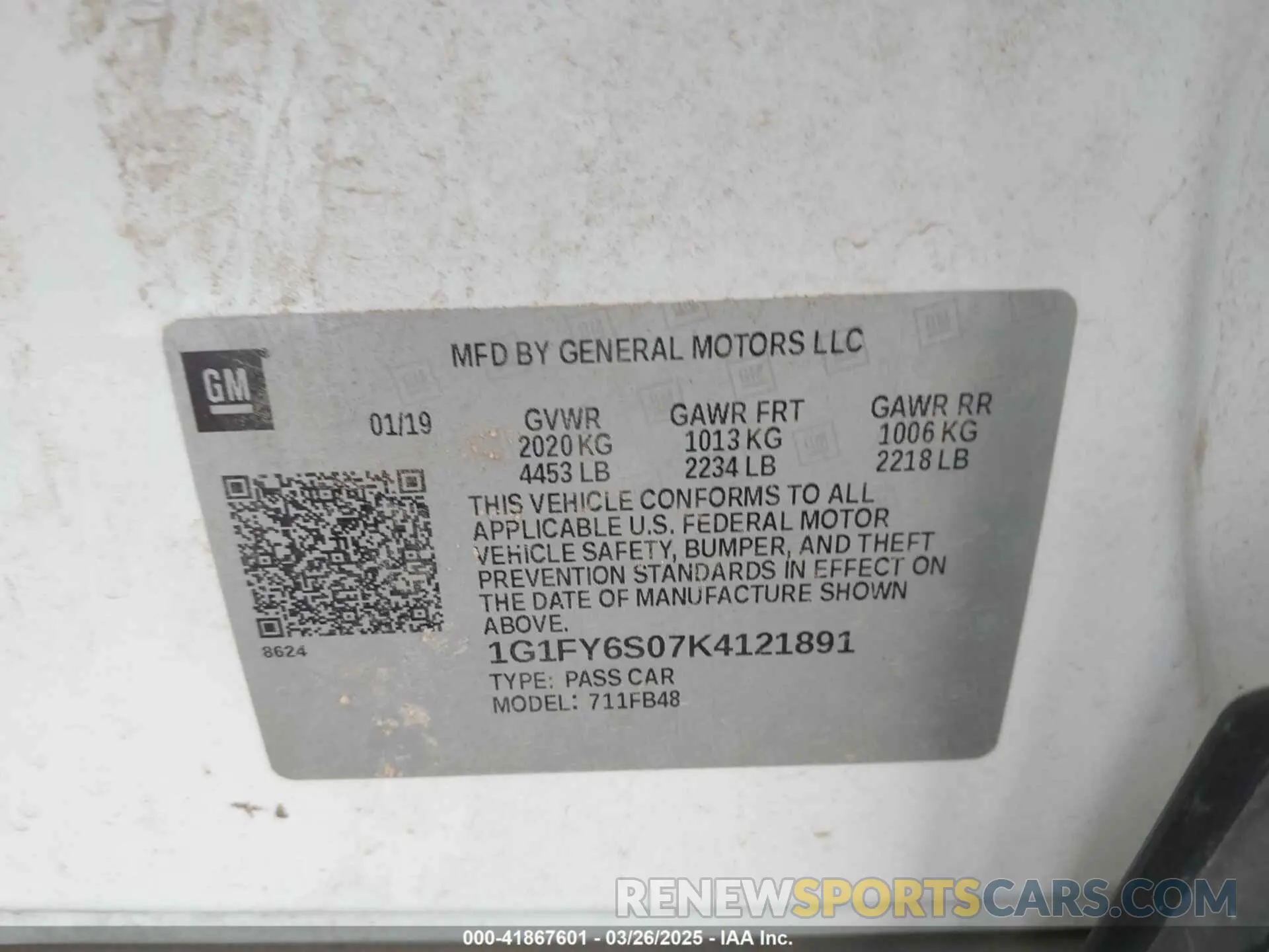 9 fotografías del automóvil dañado 1G1FY6S07K4121891 CHEVROLET BOLT EV 2019