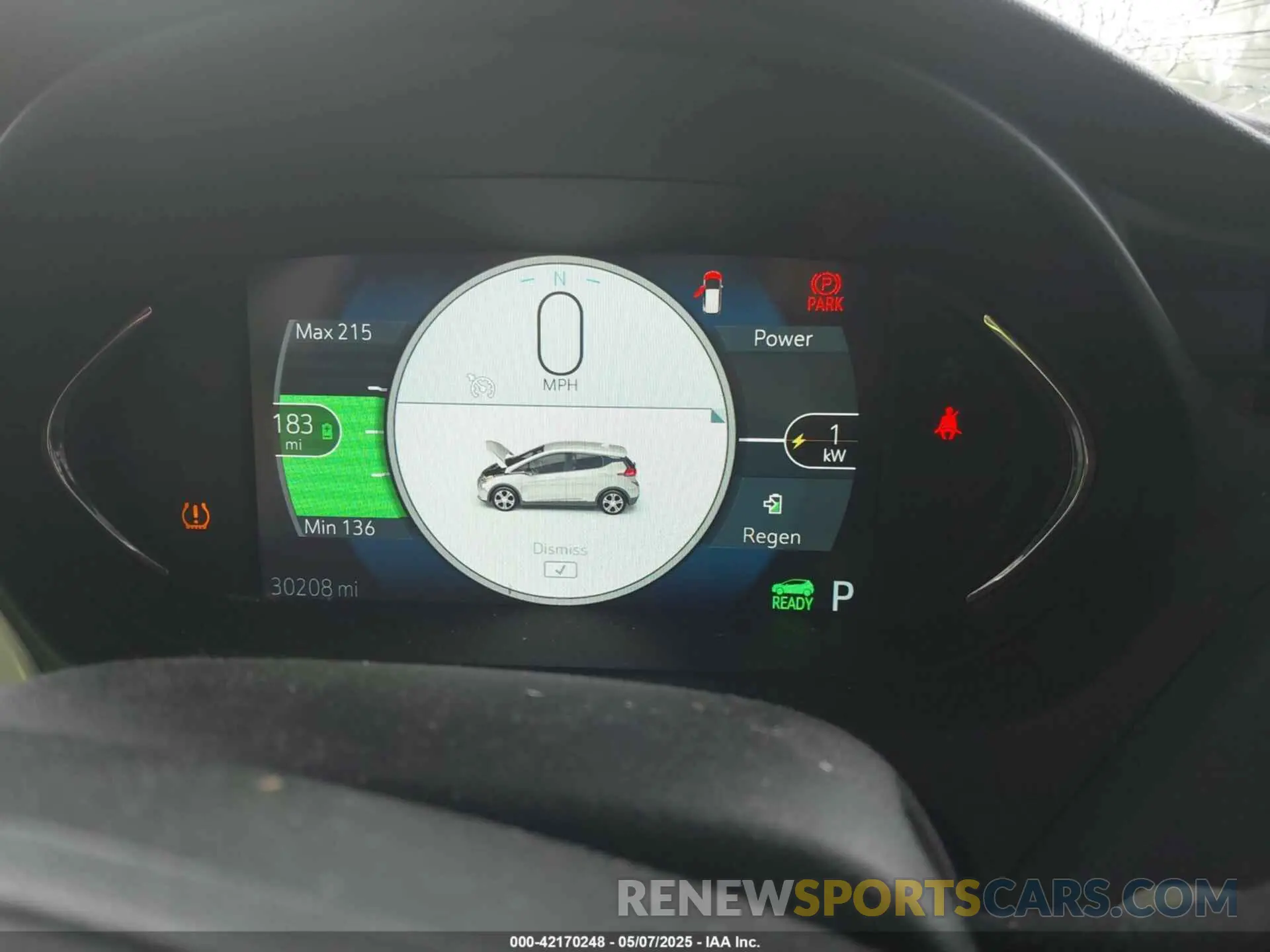 7 fotografías del automóvil dañado 1G1FY6S01L4147260 CHEVROLET BOLT EV 2020