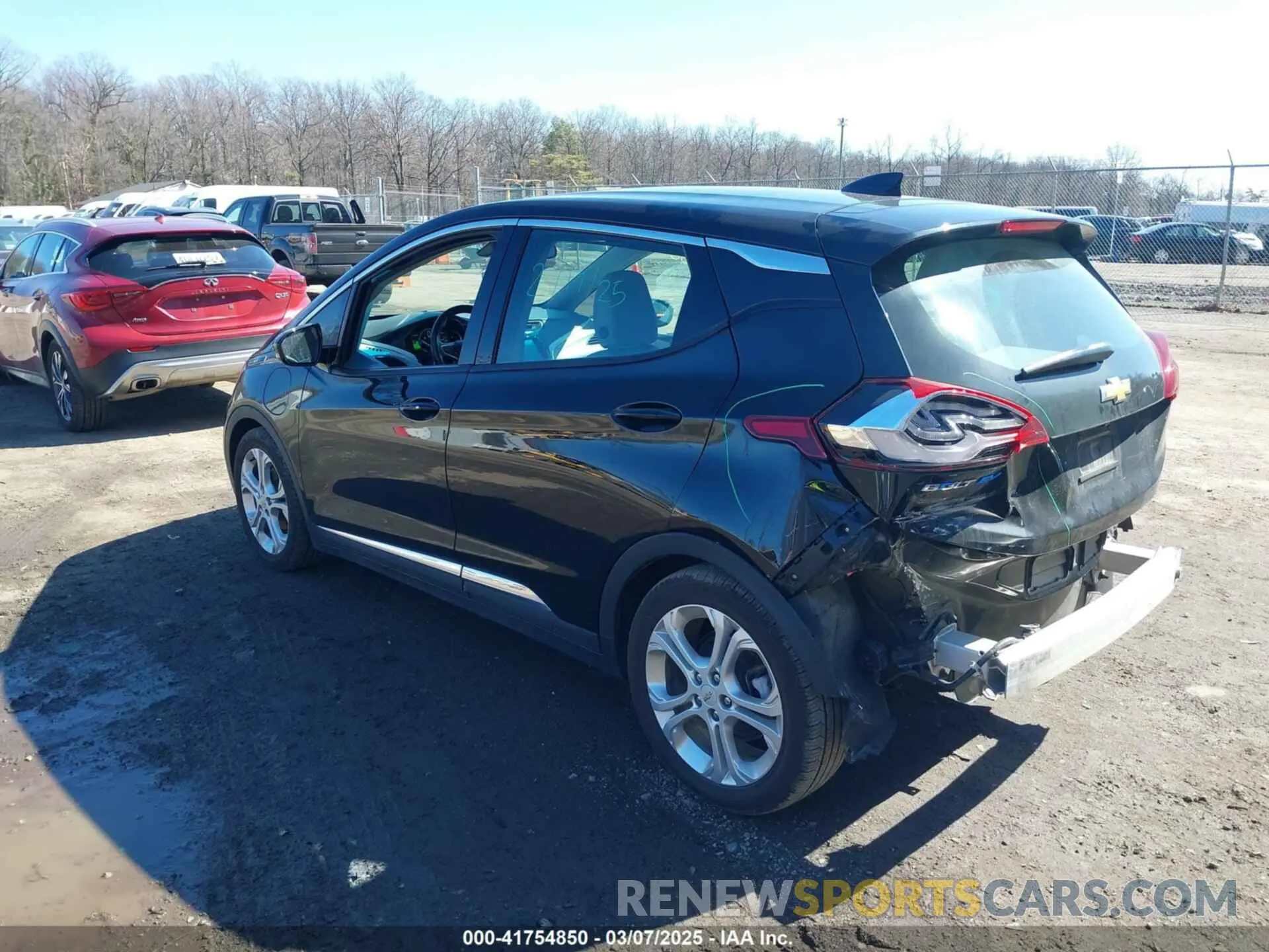3 fotografías del automóvil dañado 1G1FY6S09L4143893 CHEVROLET BOLT EV 2020