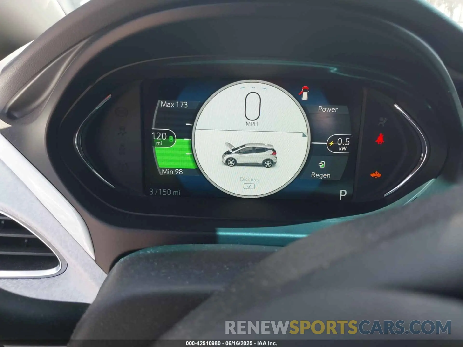 7 fotografías del automóvil dañado 1G1FZ6S01L4141407 CHEVROLET BOLT EV 2020