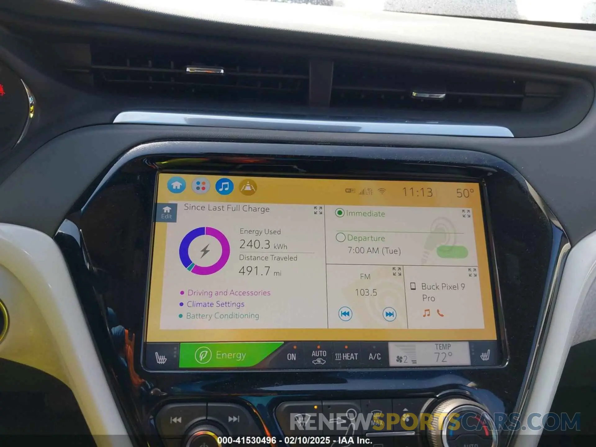 19 fotografías del automóvil dañado 1G1FZ6S0XL4110026 CHEVROLET BOLT EV 2020