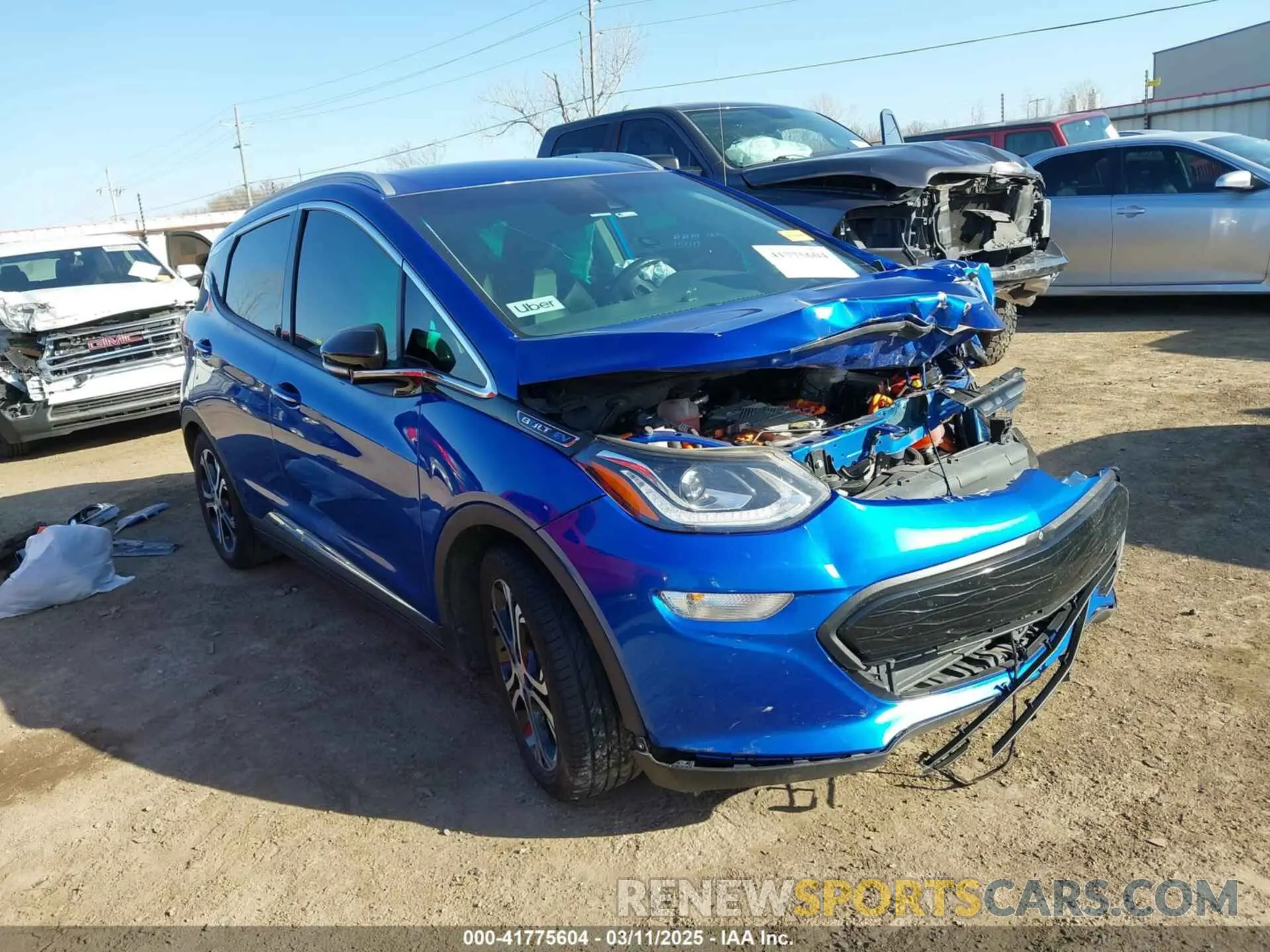 1 fotografías del automóvil dañado 1G1FZ6S0XL4149831 CHEVROLET BOLT EV 2020