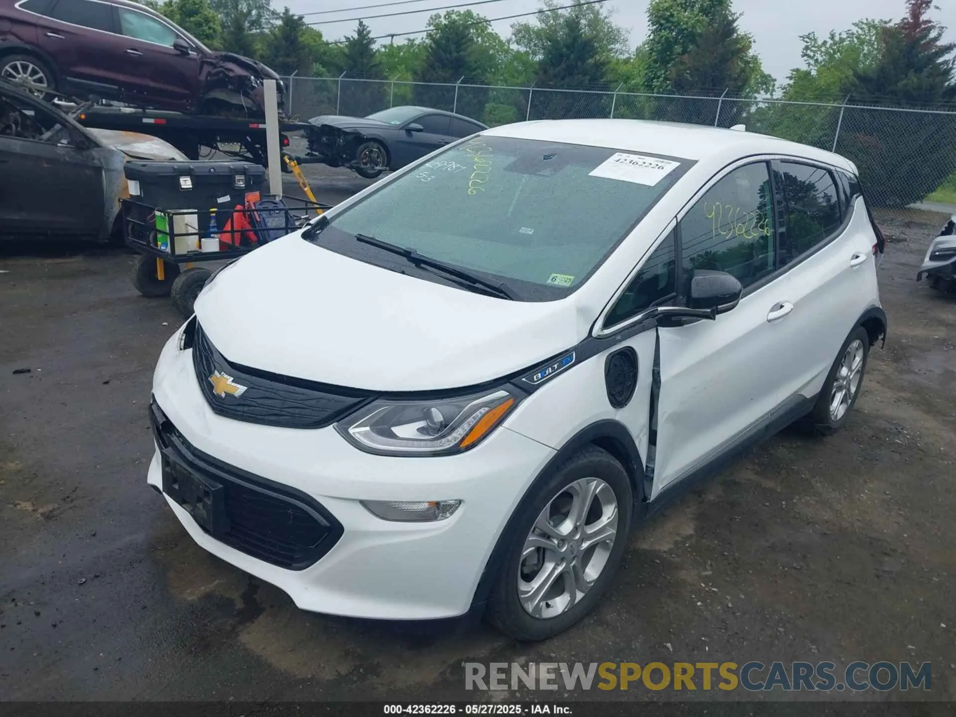 2 fotografías del automóvil dañado 1G1FY6S05M4101349 CHEVROLET BOLT EV 2021