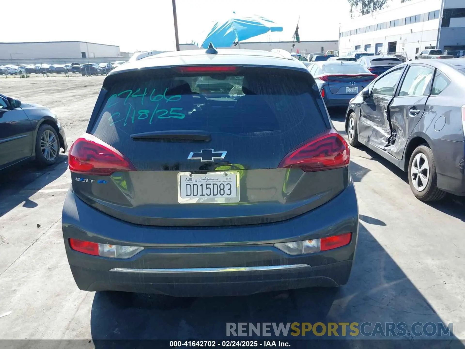 17 fotografías del automóvil dañado 1G1FZ6S01M4113902 CHEVROLET BOLT EV 2021