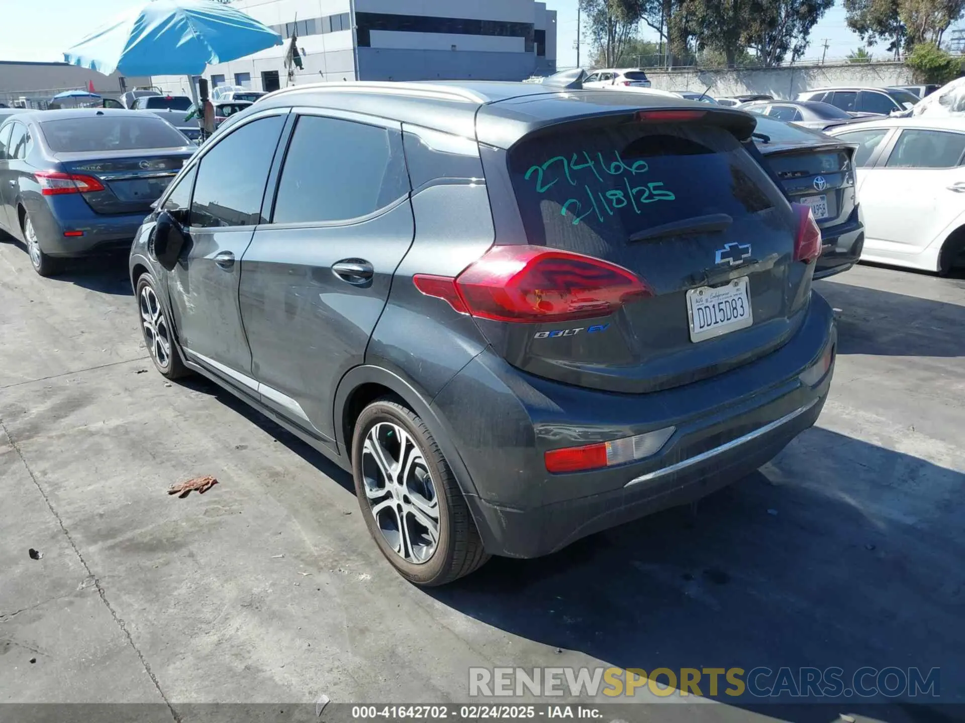 3 fotografías del automóvil dañado 1G1FZ6S01M4113902 CHEVROLET BOLT EV 2021