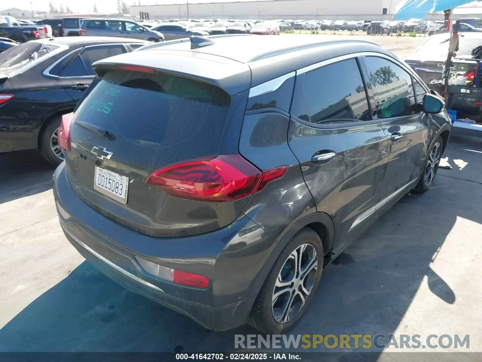 4 fotografías del automóvil dañado 1G1FZ6S01M4113902 CHEVROLET BOLT EV 2021