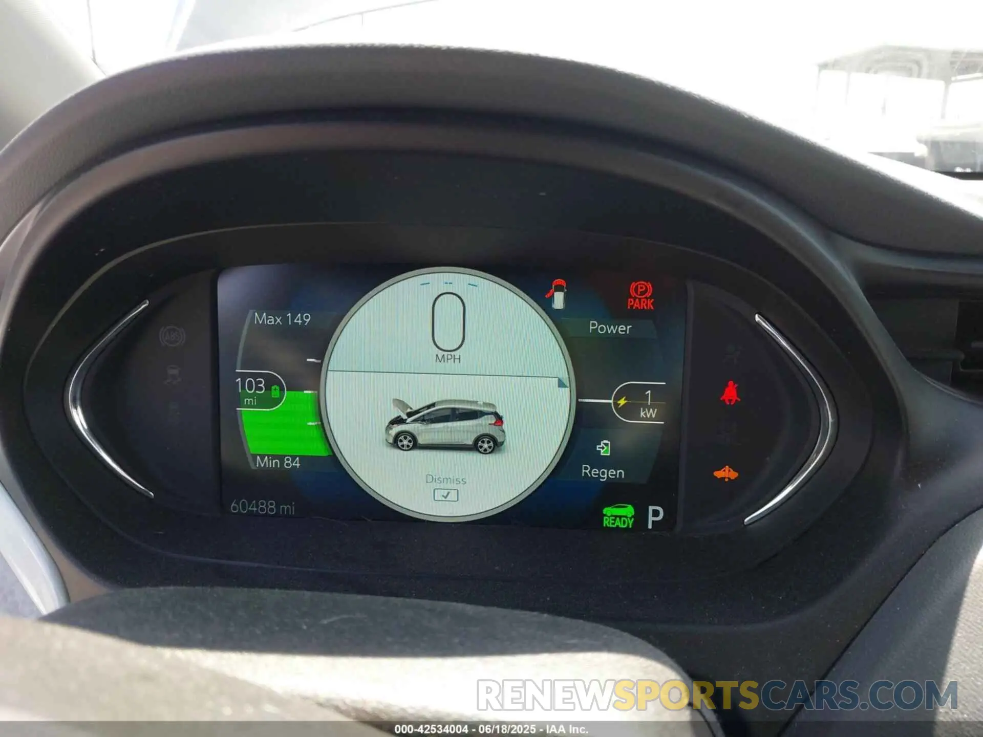 7 fotografías del automóvil dañado 1G1FZ6S07M4100538 CHEVROLET BOLT EV 2021