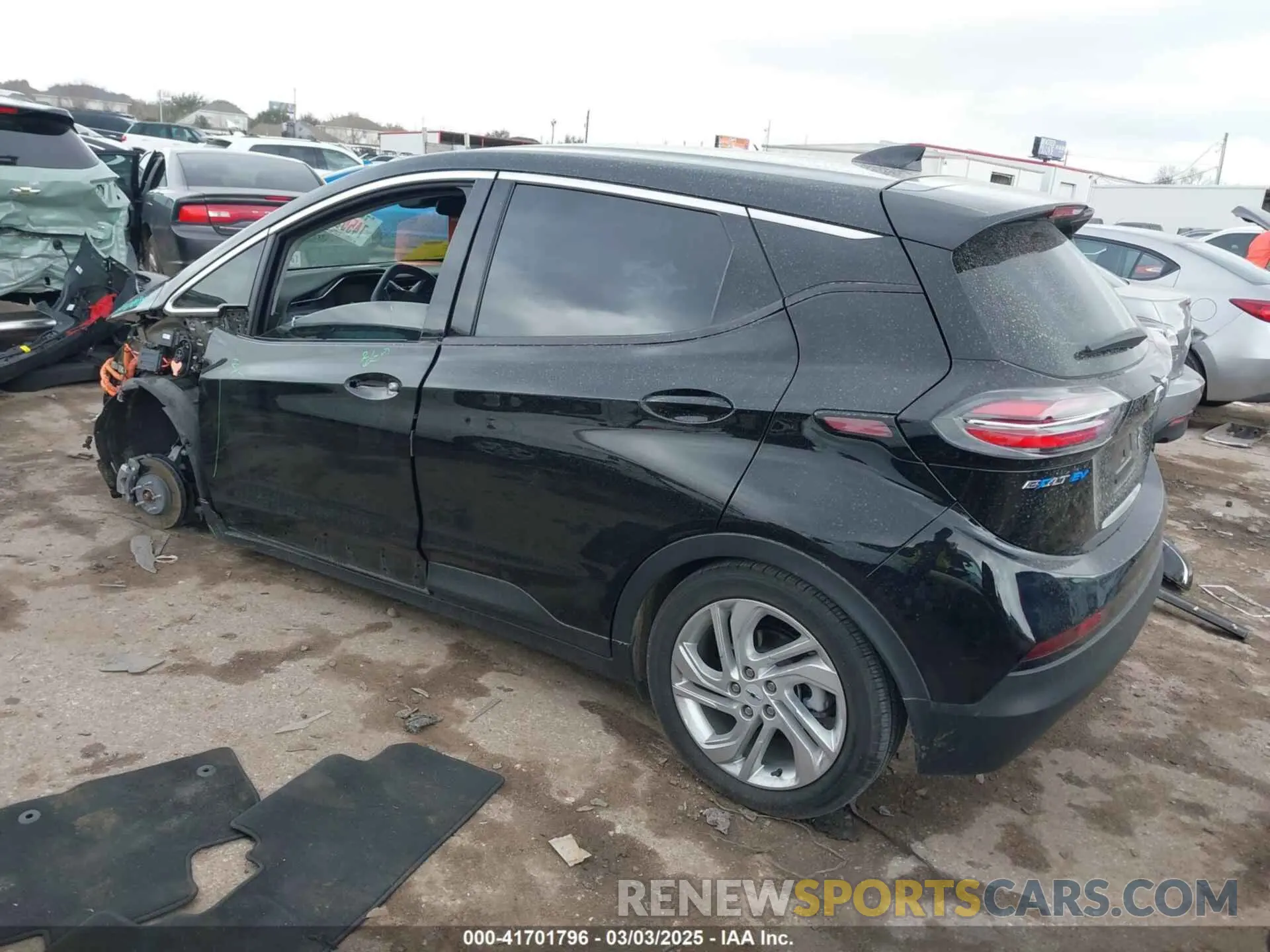3 fotografías del automóvil dañado 1G1FW6S01N4128233 CHEVROLET BOLT EV 2022