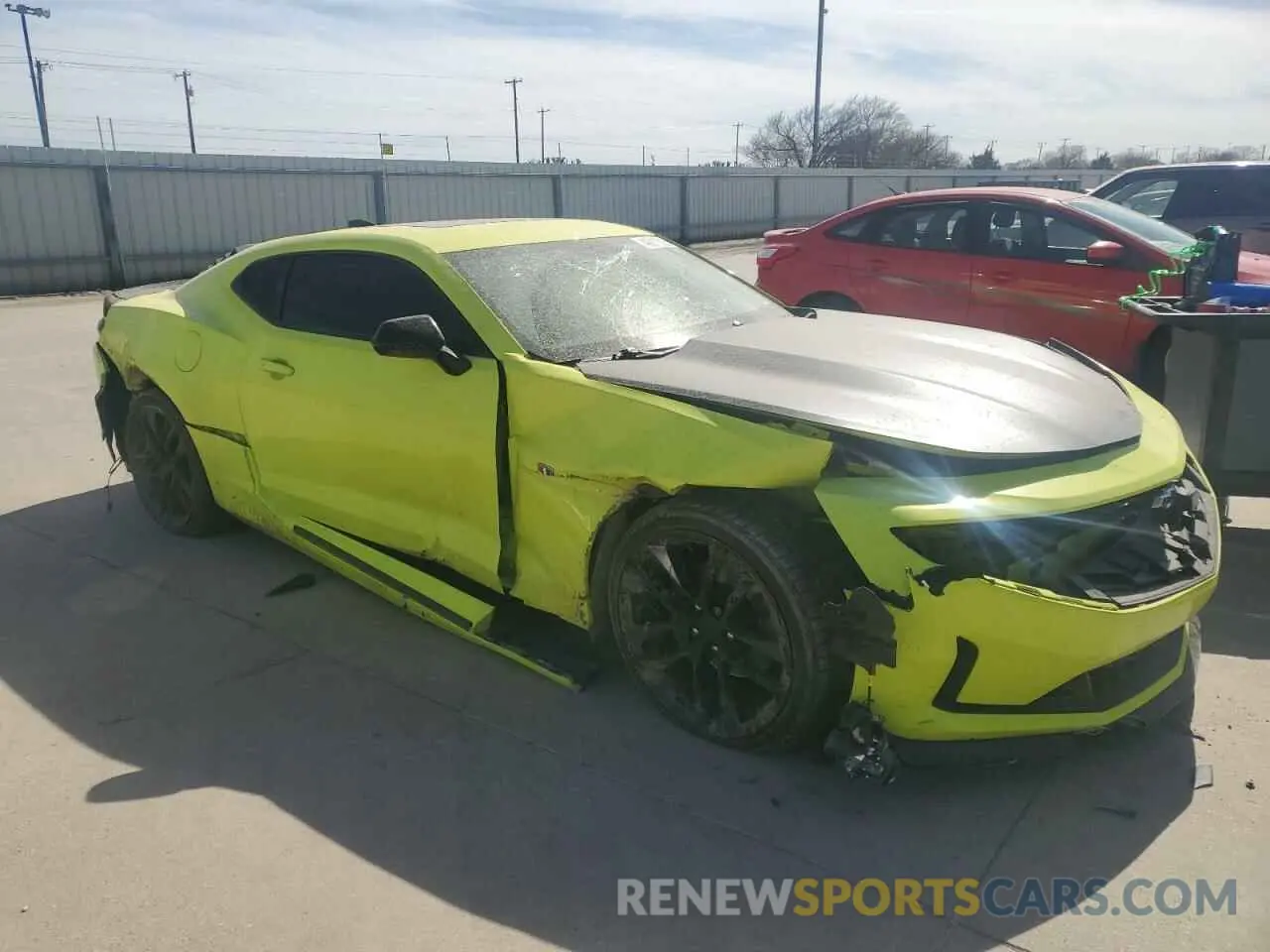 4 fotografías del automóvil dañado 1G1FA1RS5K0156256 CHEVROLET CAMARO 2019