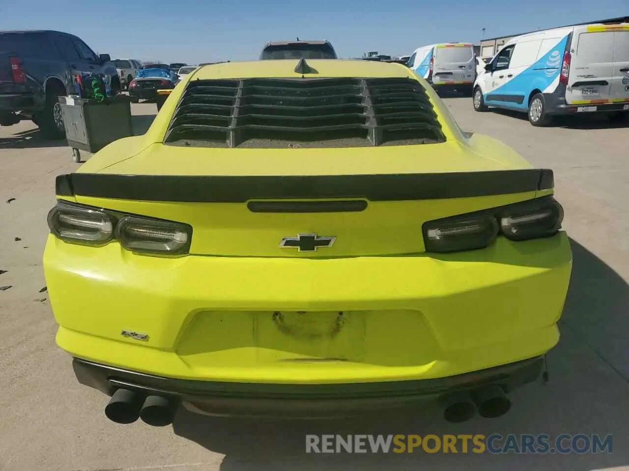 6 fotografías del automóvil dañado 1G1FA1RS5K0156256 CHEVROLET CAMARO 2019