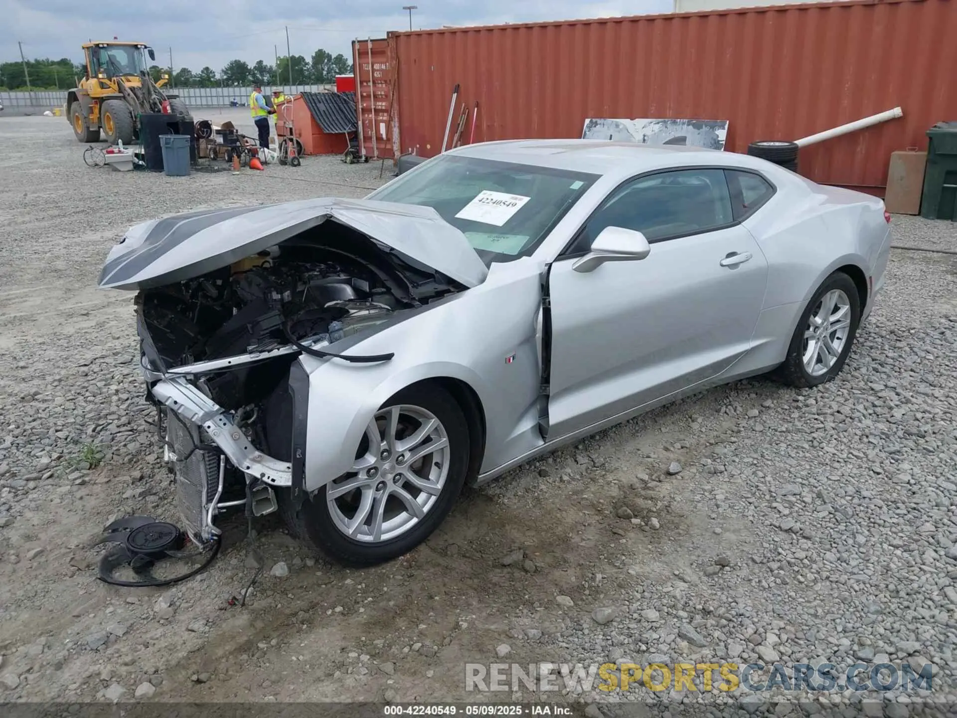 2 fotografías del automóvil dañado 1G1FA1RX0K0149825 CHEVROLET CAMARO 2019