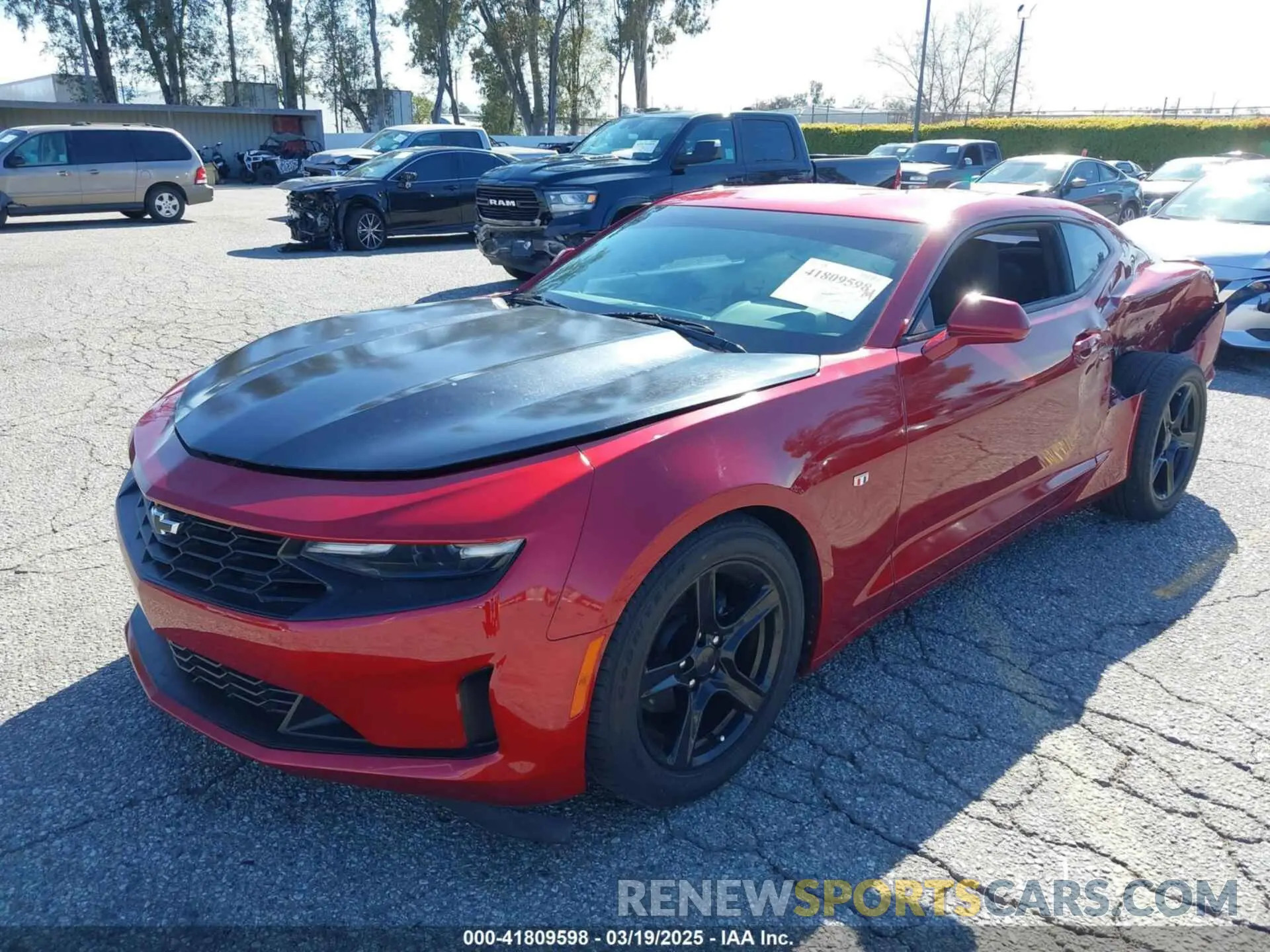 2 fotografías del automóvil dañado 1G1FA1RXXK0117139 CHEVROLET CAMARO 2019