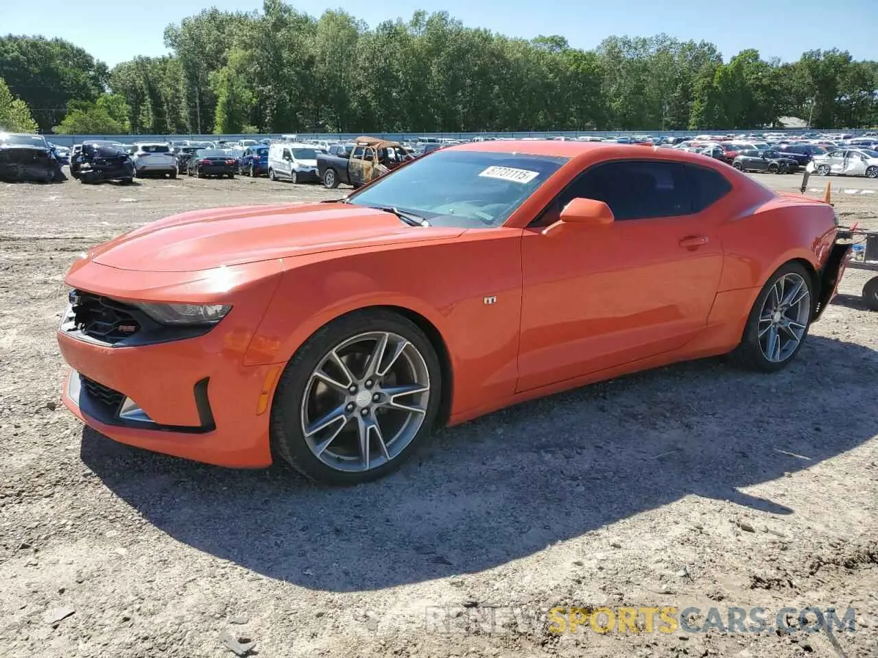 1 fotografías del automóvil dañado 1G1FB1RS3K0116593 CHEVROLET CAMARO 2019