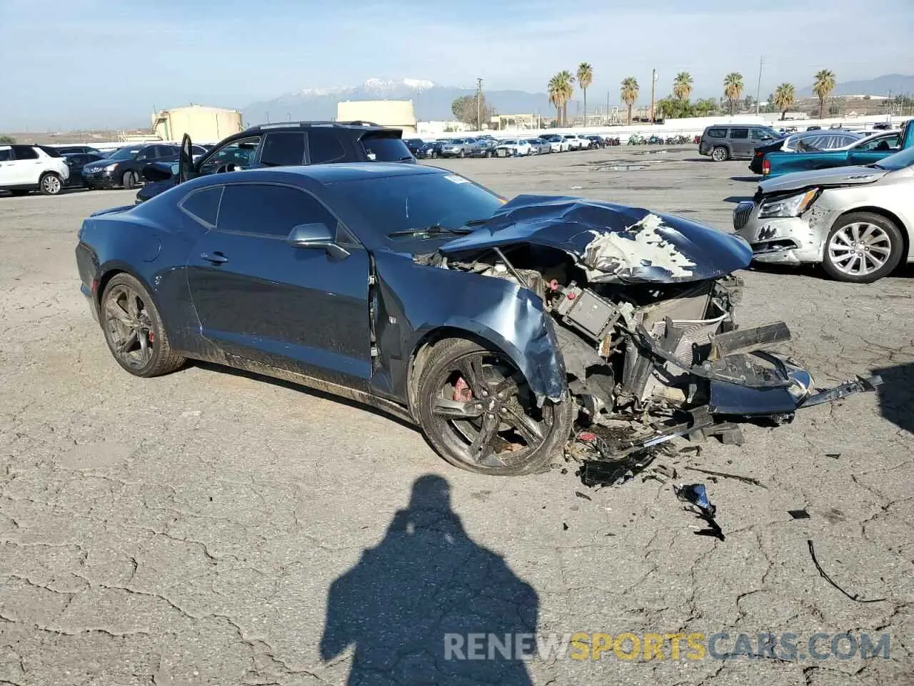 4 fotografías del automóvil dañado 1G1FB1RS3K0138044 CHEVROLET CAMARO 2019