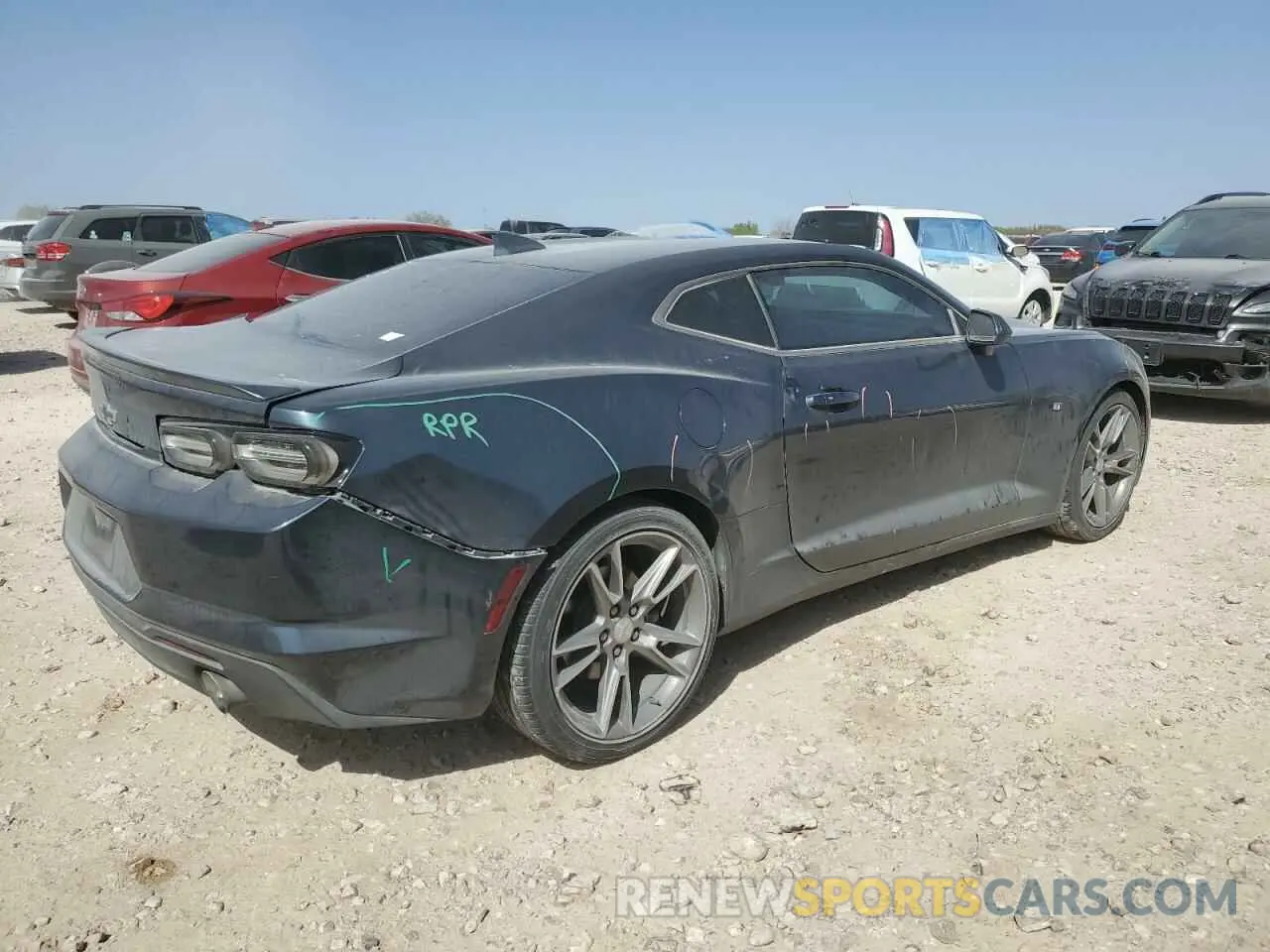 3 fotografías del automóvil dañado 1G1FB1RS8K0159262 CHEVROLET CAMARO 2019