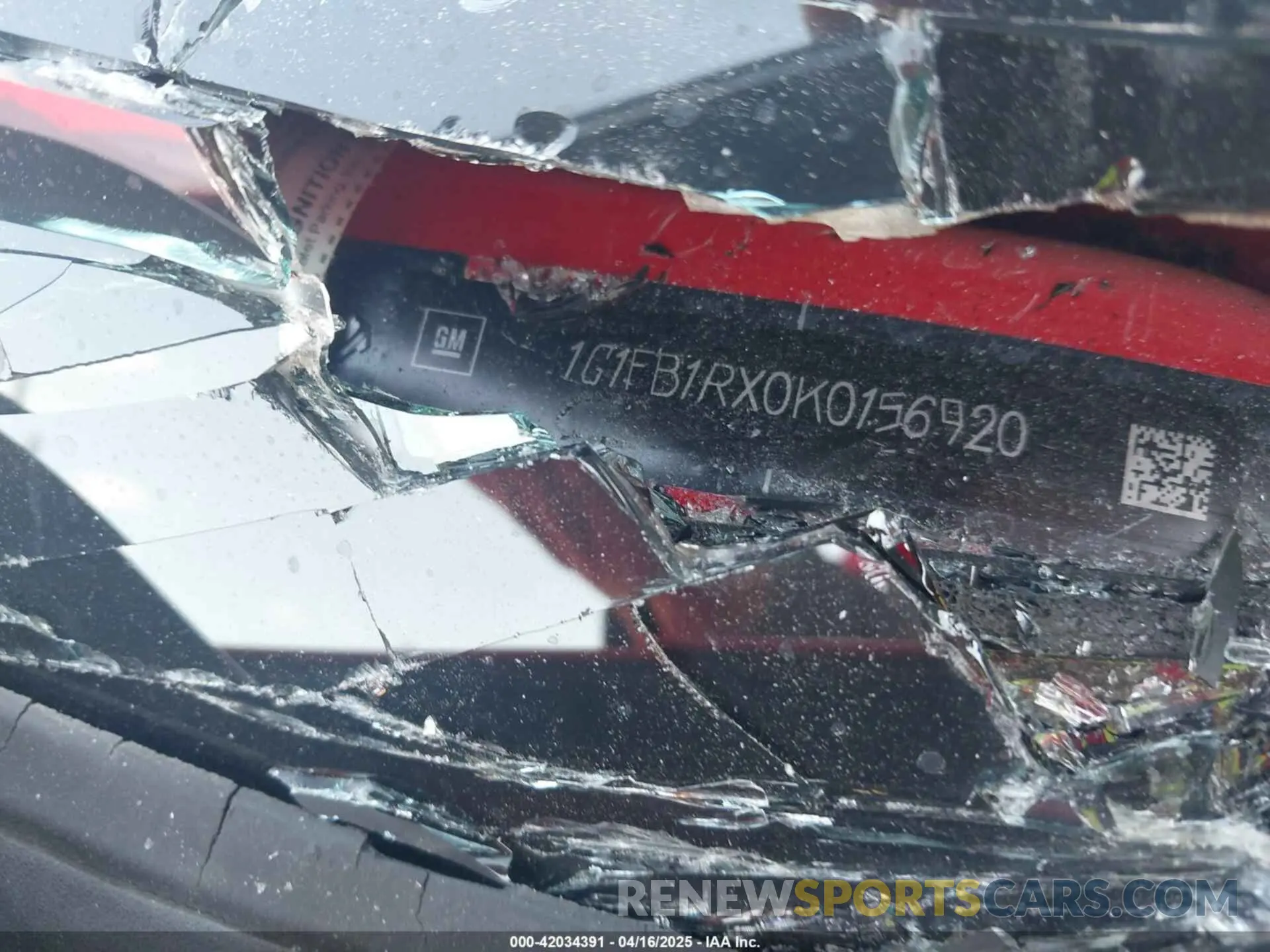 9 fotografías del automóvil dañado 1G1FB1RX0K0156920 CHEVROLET CAMARO 2019